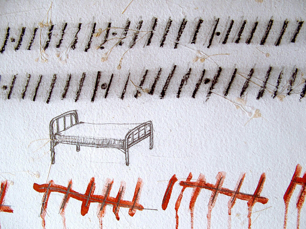 "Año bisiesto II" 2001. dry  pastel. 100 x 70 cm