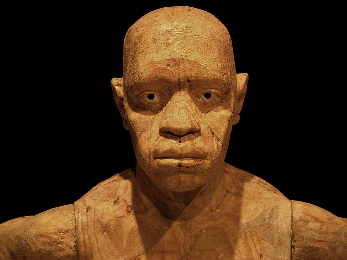 "Territorios  continuos "2013. resin and wood. 110 x 220 x 60 cm.