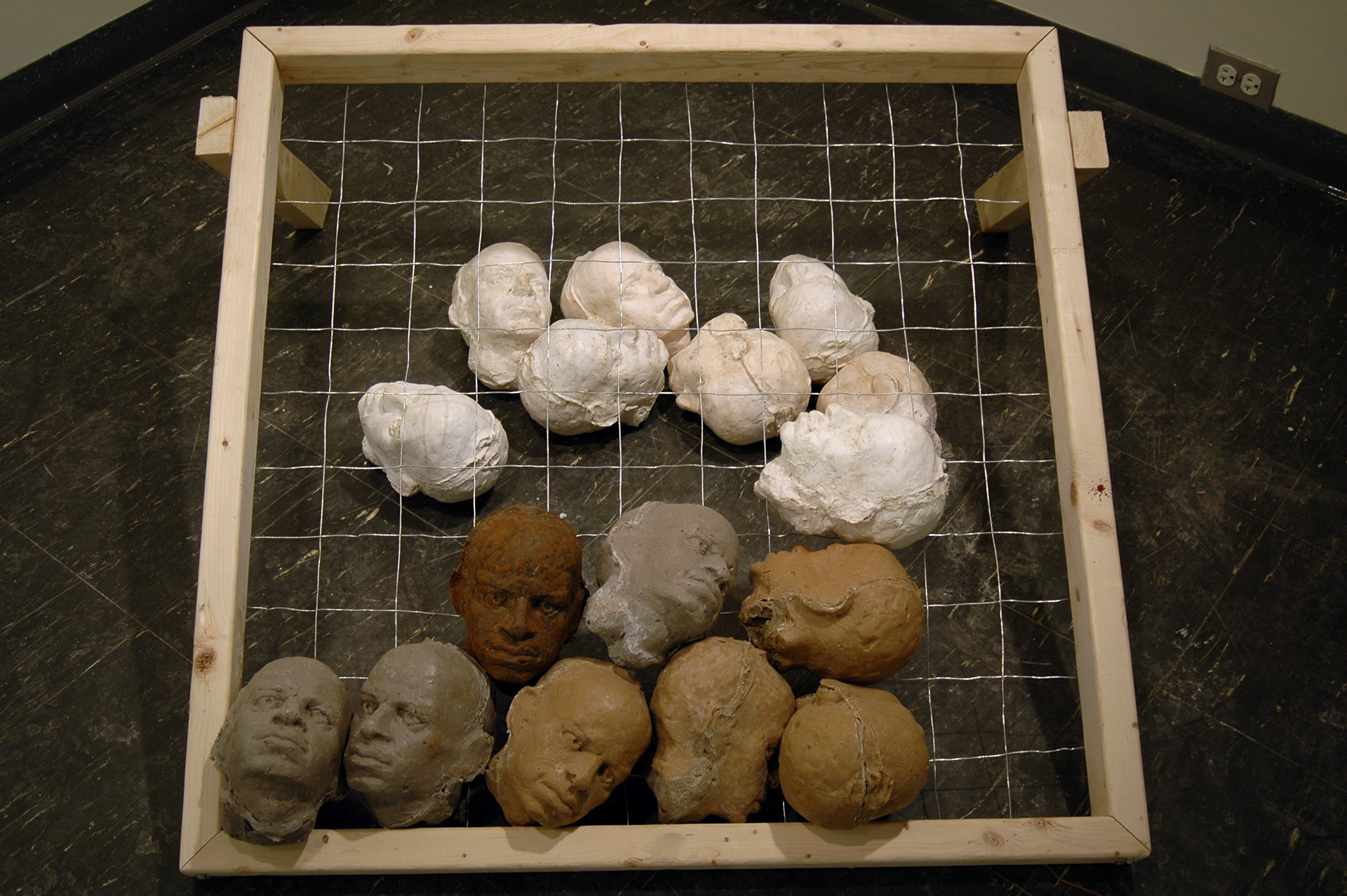 "Jibe" 2014. wood, resin. 100 x 100 x 10 cm