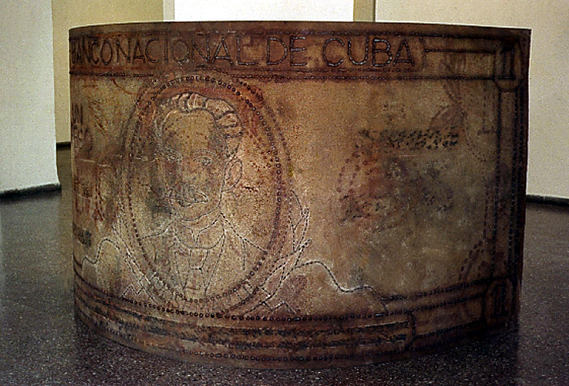 "Cortina de hierro" 1995. arc welding. 150 x 250 cm