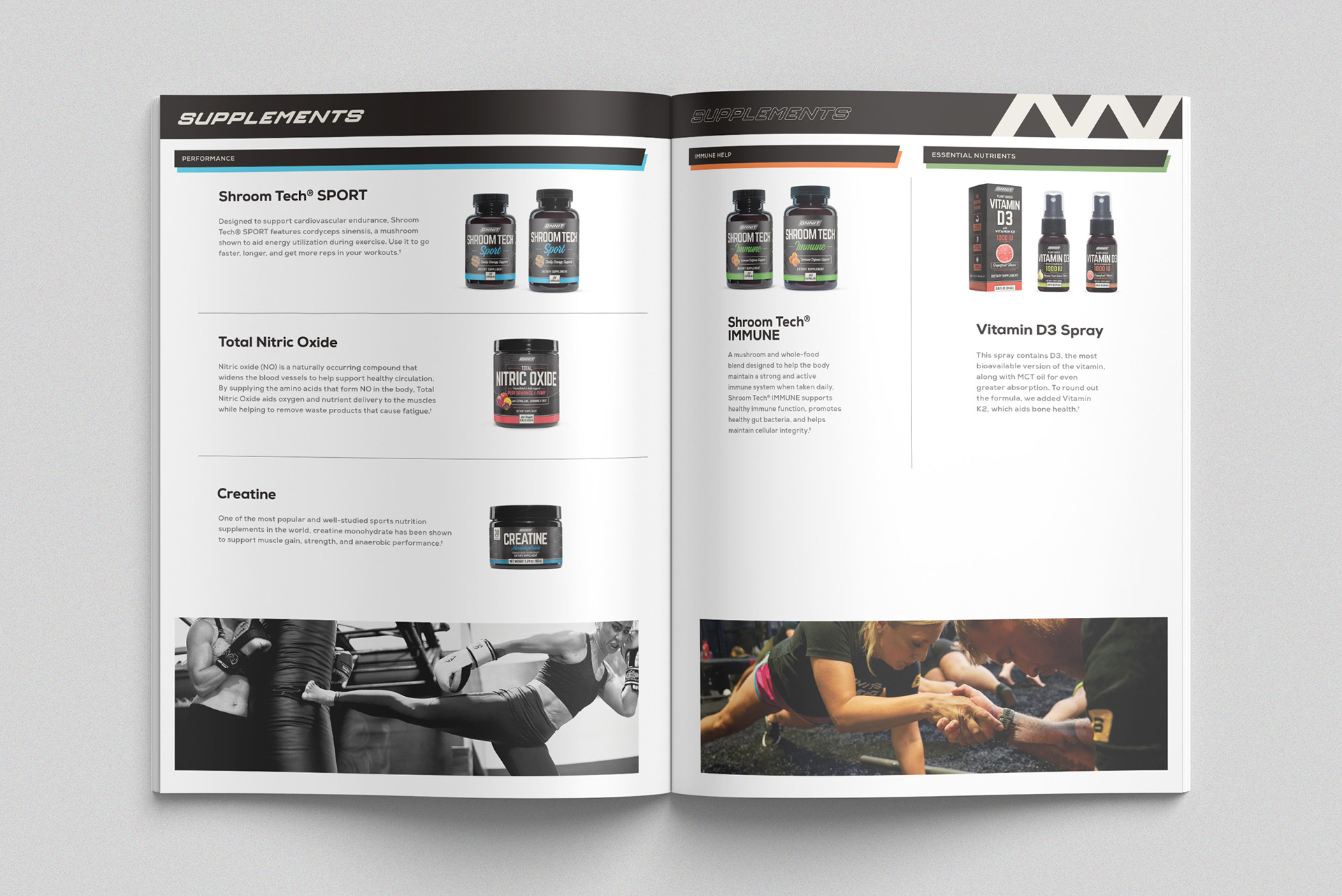 Supplements Layout