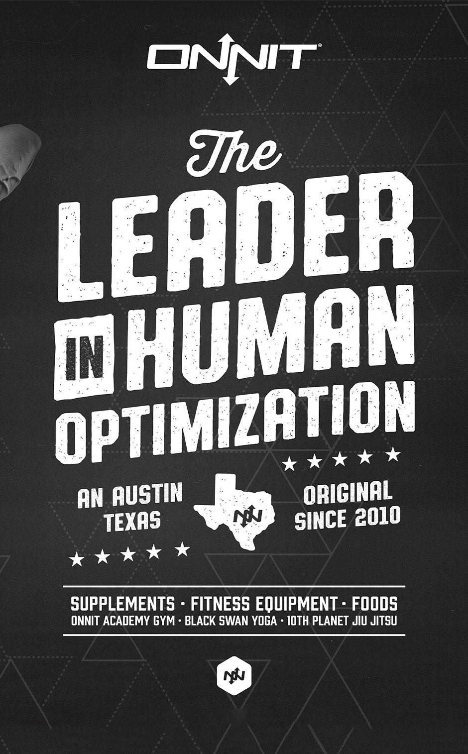 Created this solid lock-up of words for a trade show wrap.