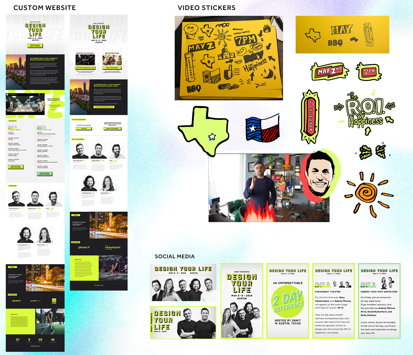 Website. Video Graphics. Social.