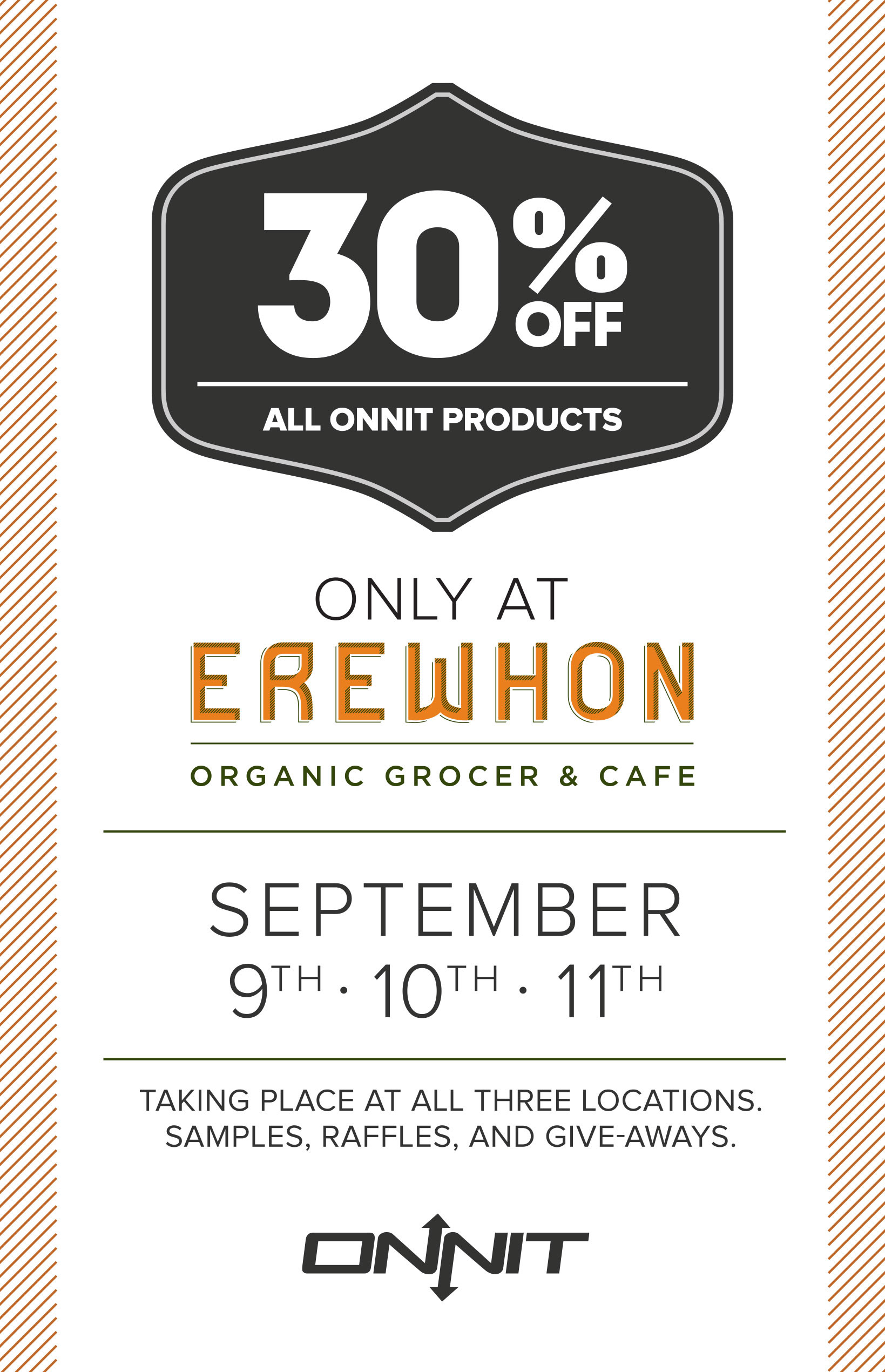 A flyer and email header for people at Erewhon