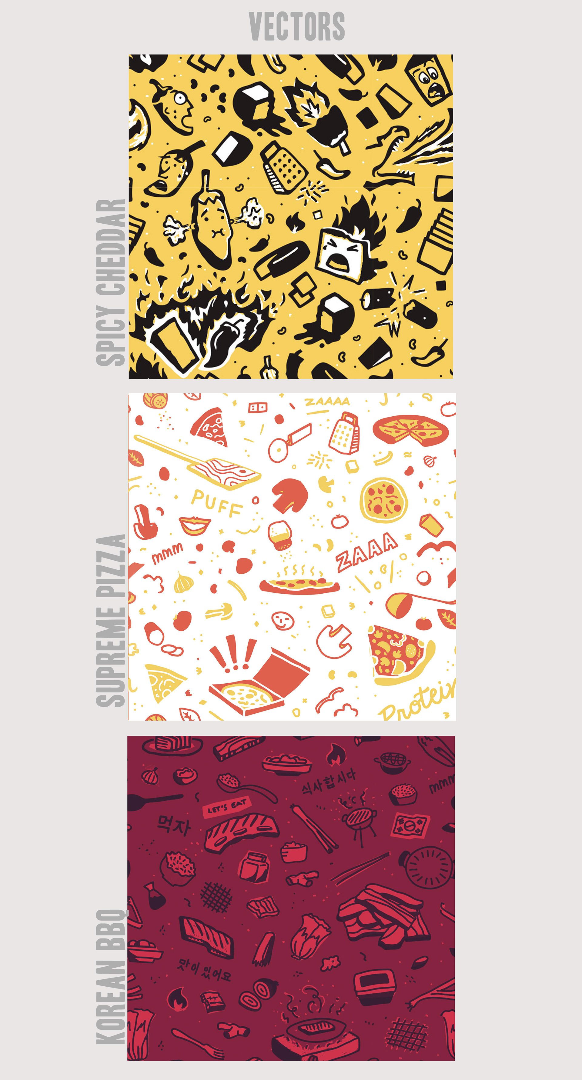 SEAMLESS PATTERN SWATCH (each side of the square joins together)