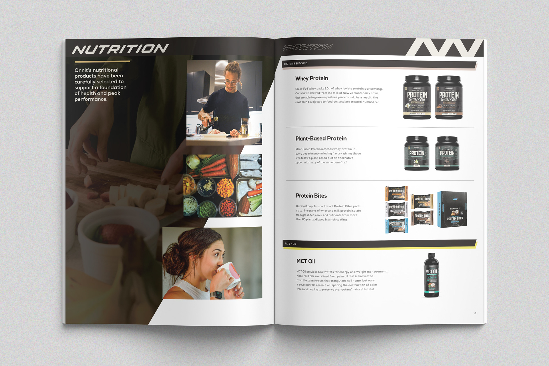 Nutrition Section Layout
