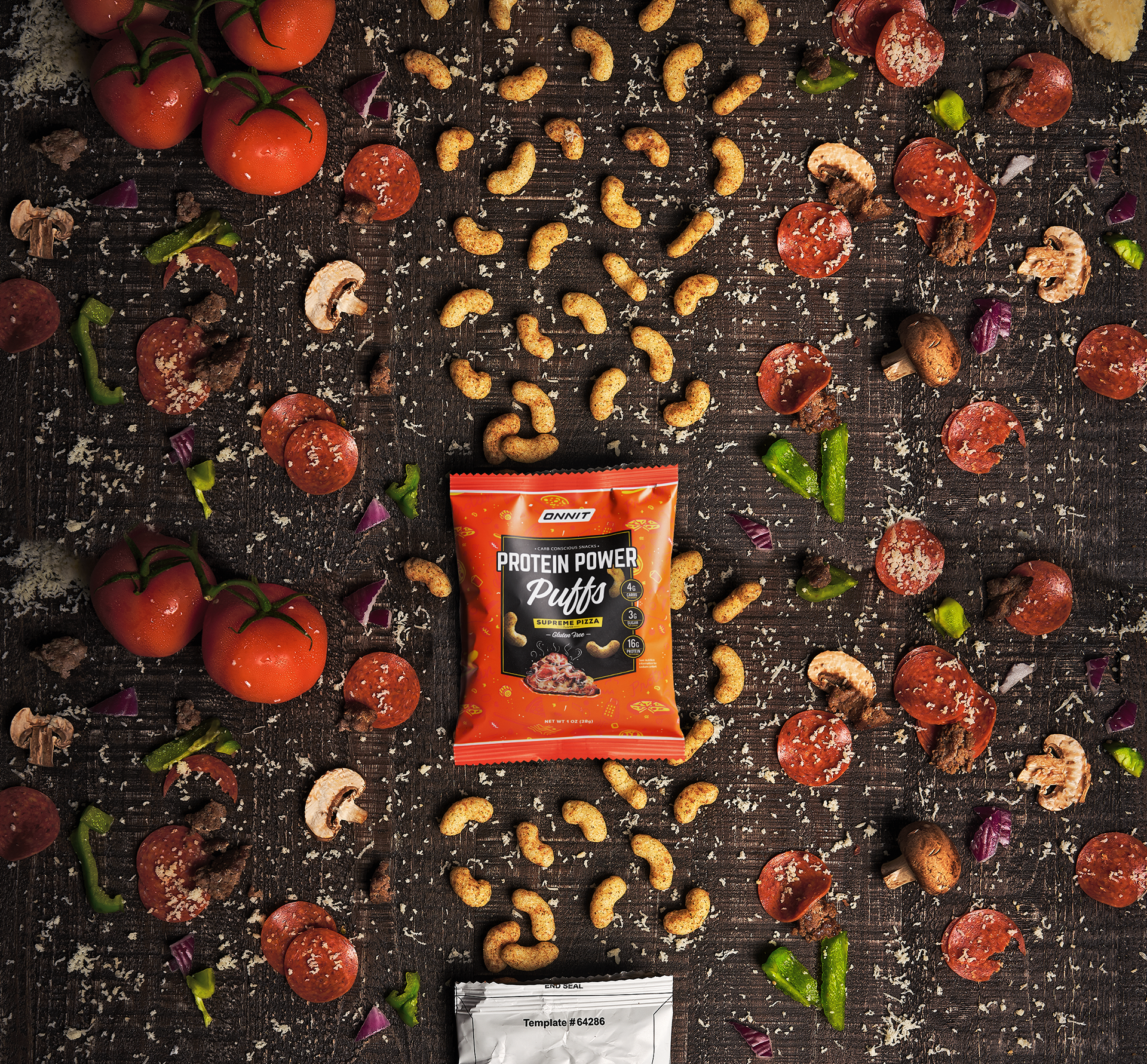 Post-production Edits (extending background, adding artwork to blank bag)