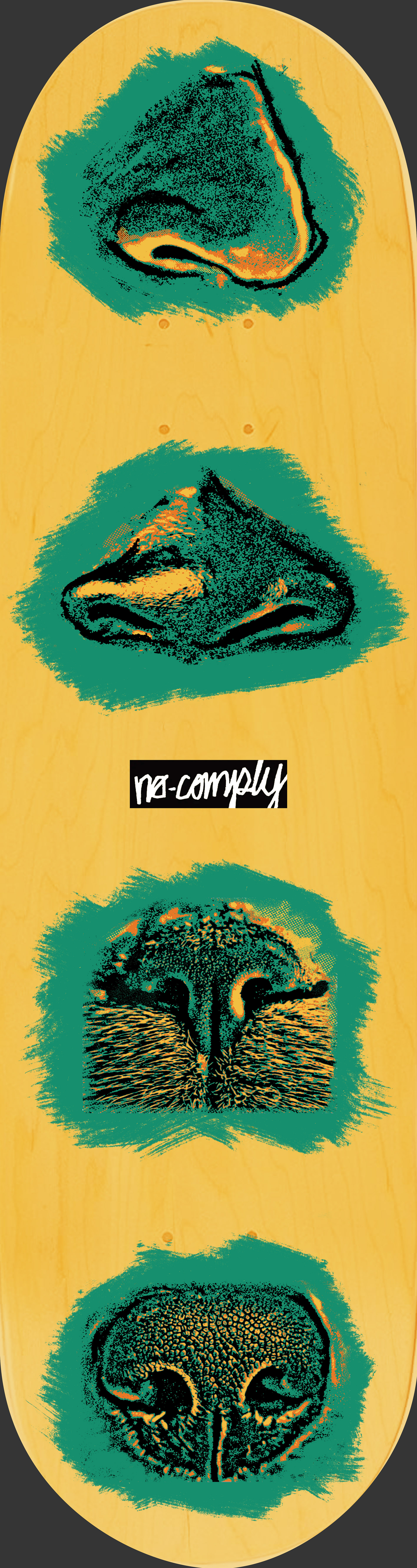 "Nose-Comply" was illustrated using Photoshop.