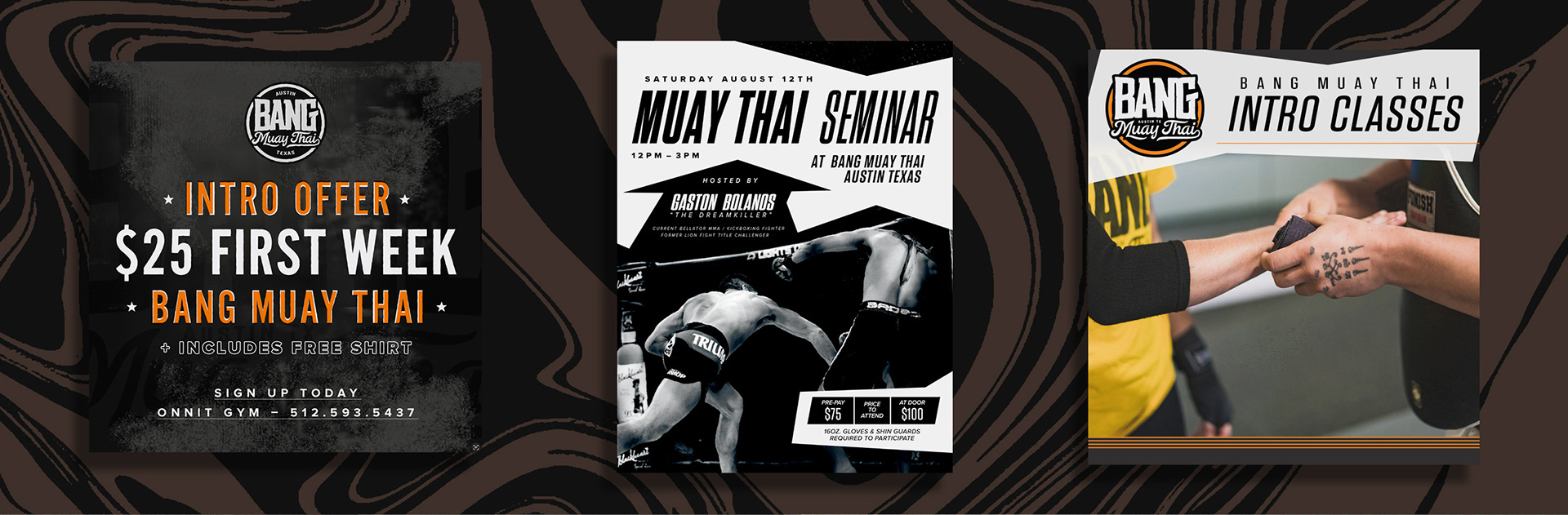 Some examples of flyers and posts