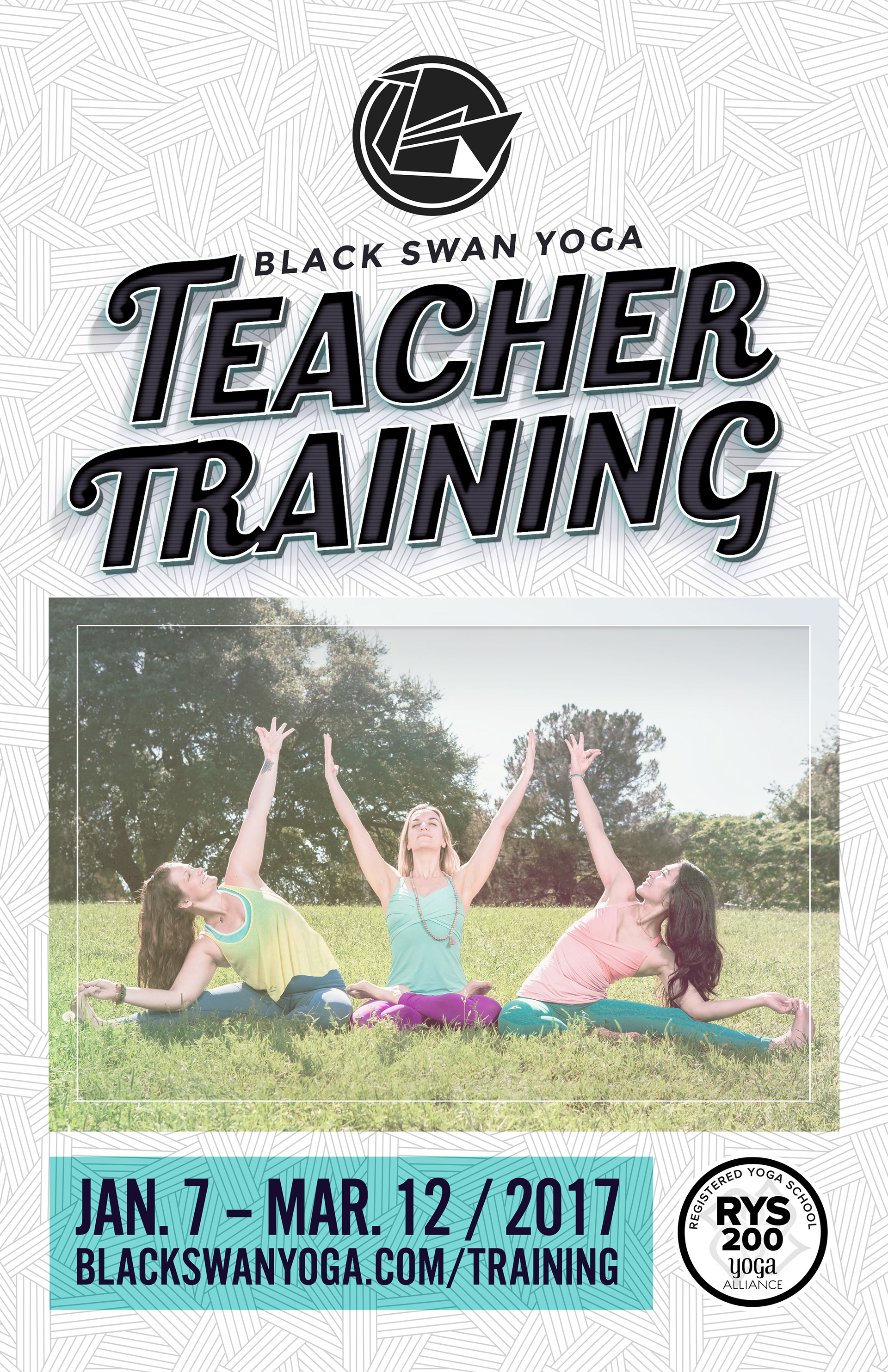 Posters for the studio wall.  Style remains consistent with the brand direction.