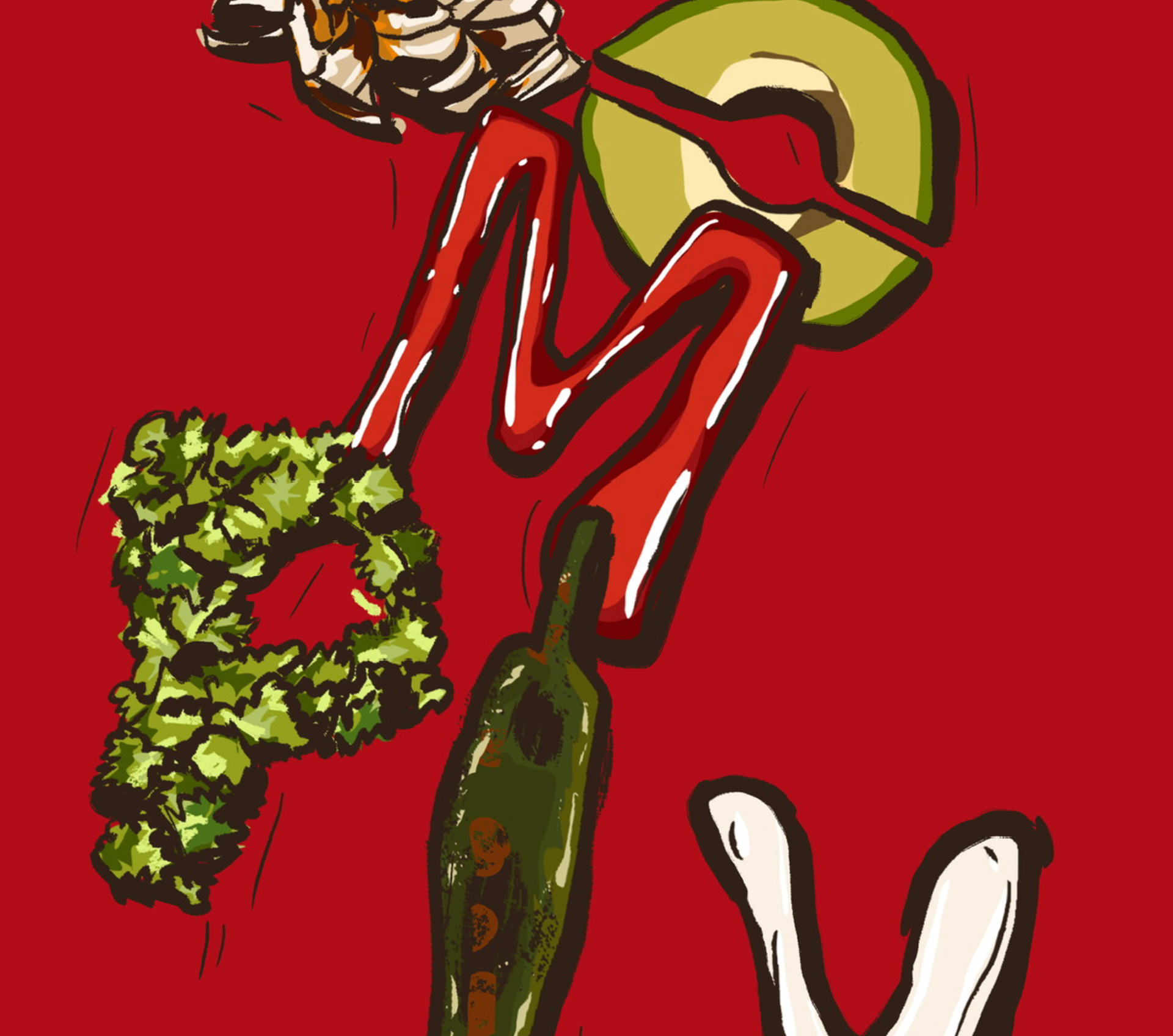 “Messy Eater” textures