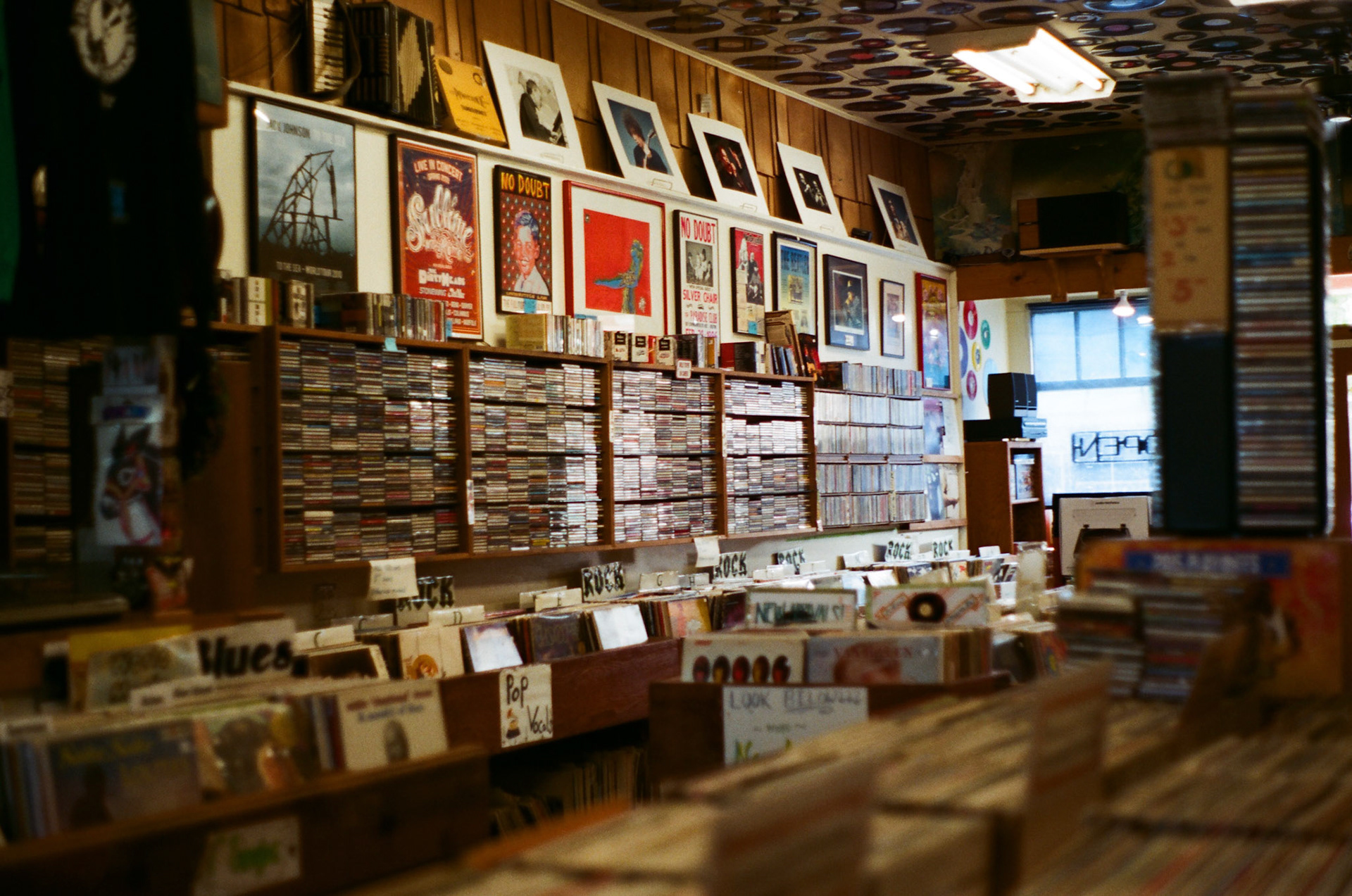 Record store in Monterey - July 2020