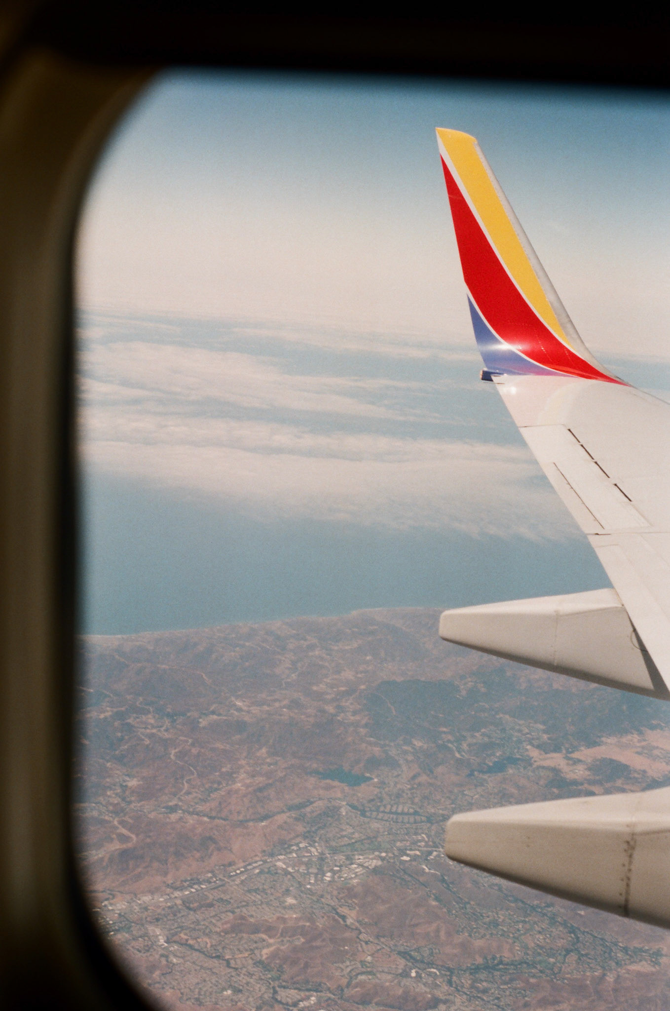 On a plane to Oakland - July 2019
