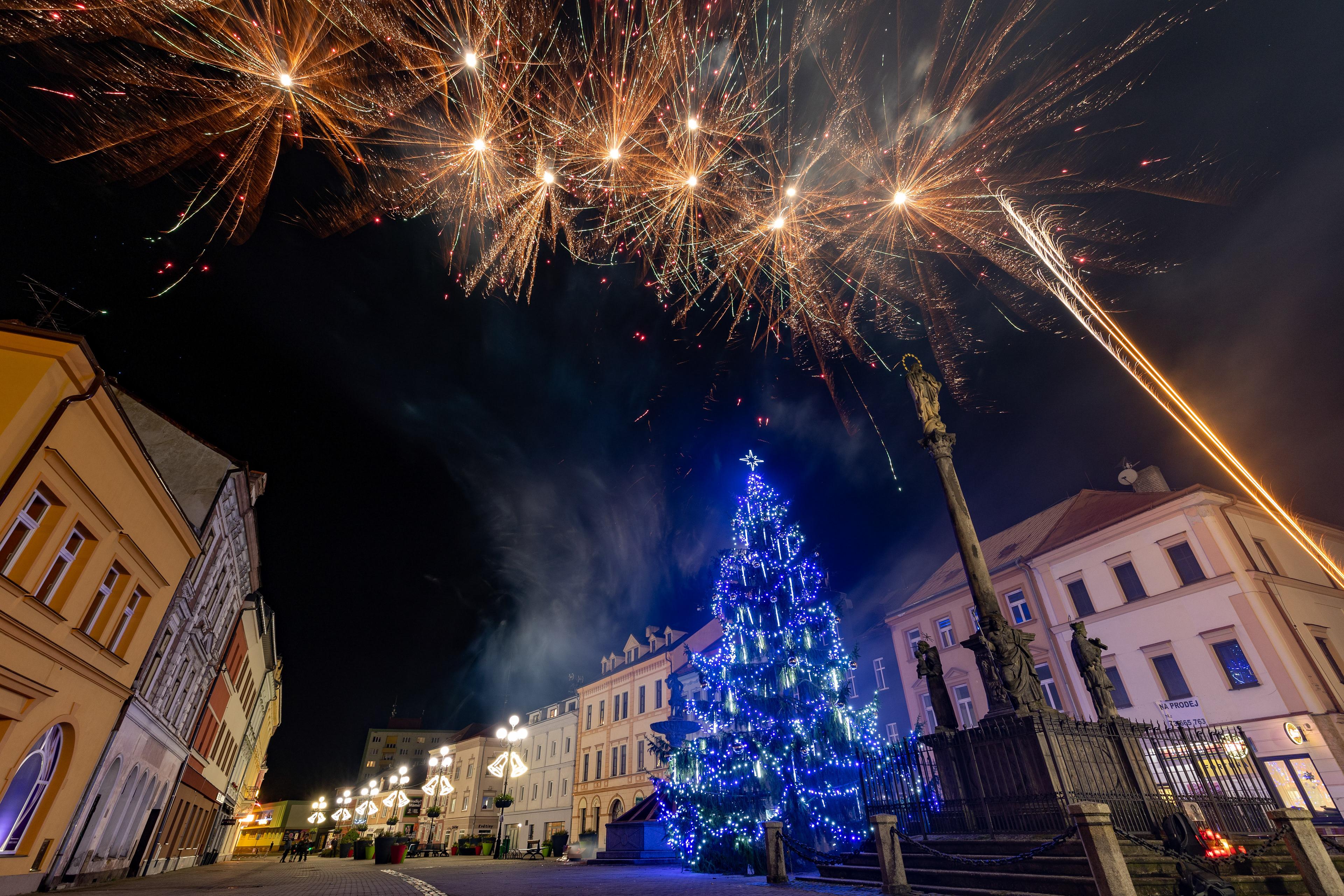 Novoroční ohňostroje 2023