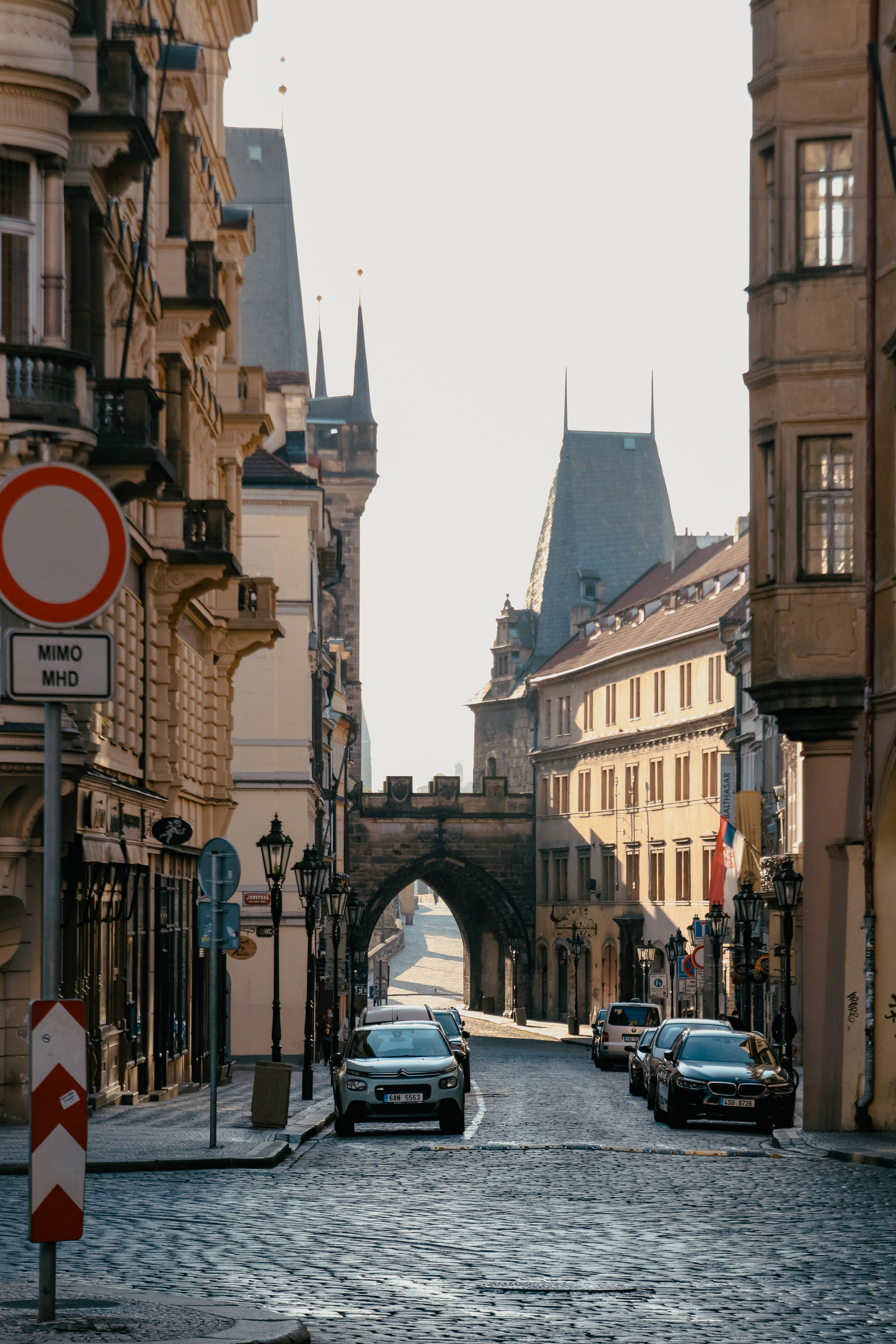 Liduprázdná Praha - Duben 2020