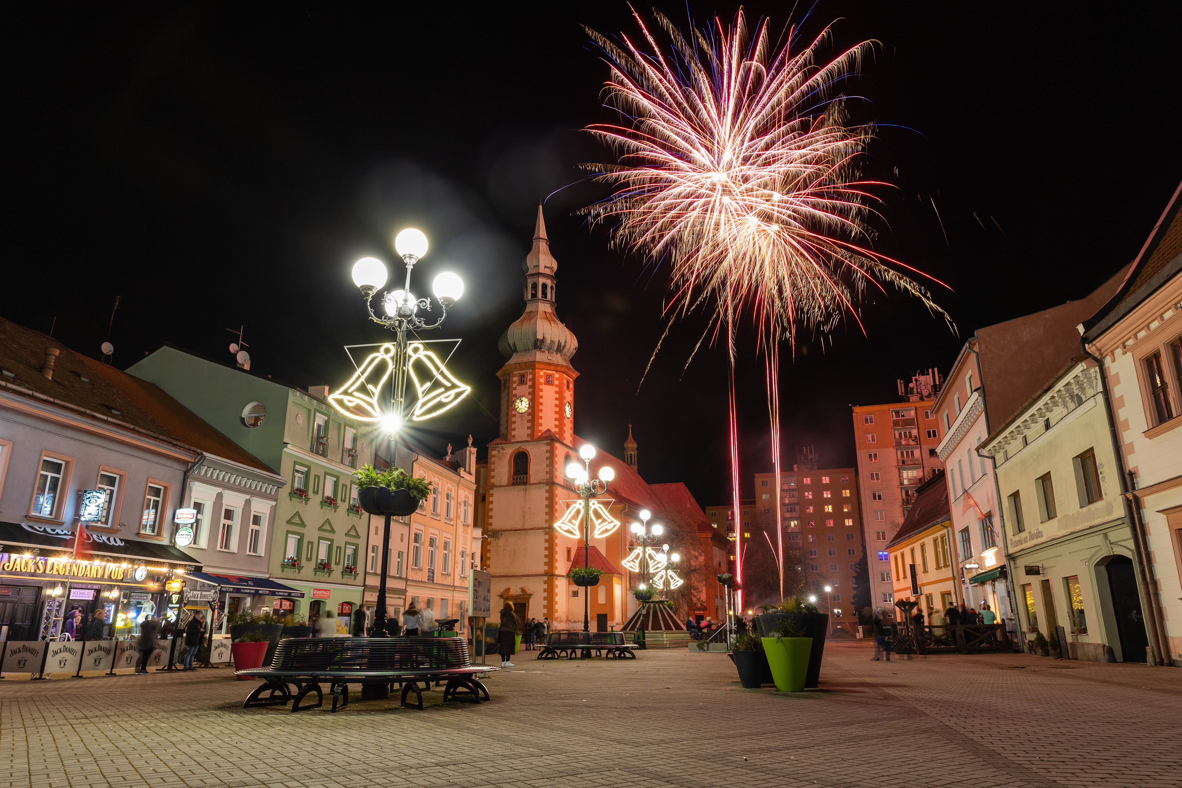 Novoroční ohňostroje 2023