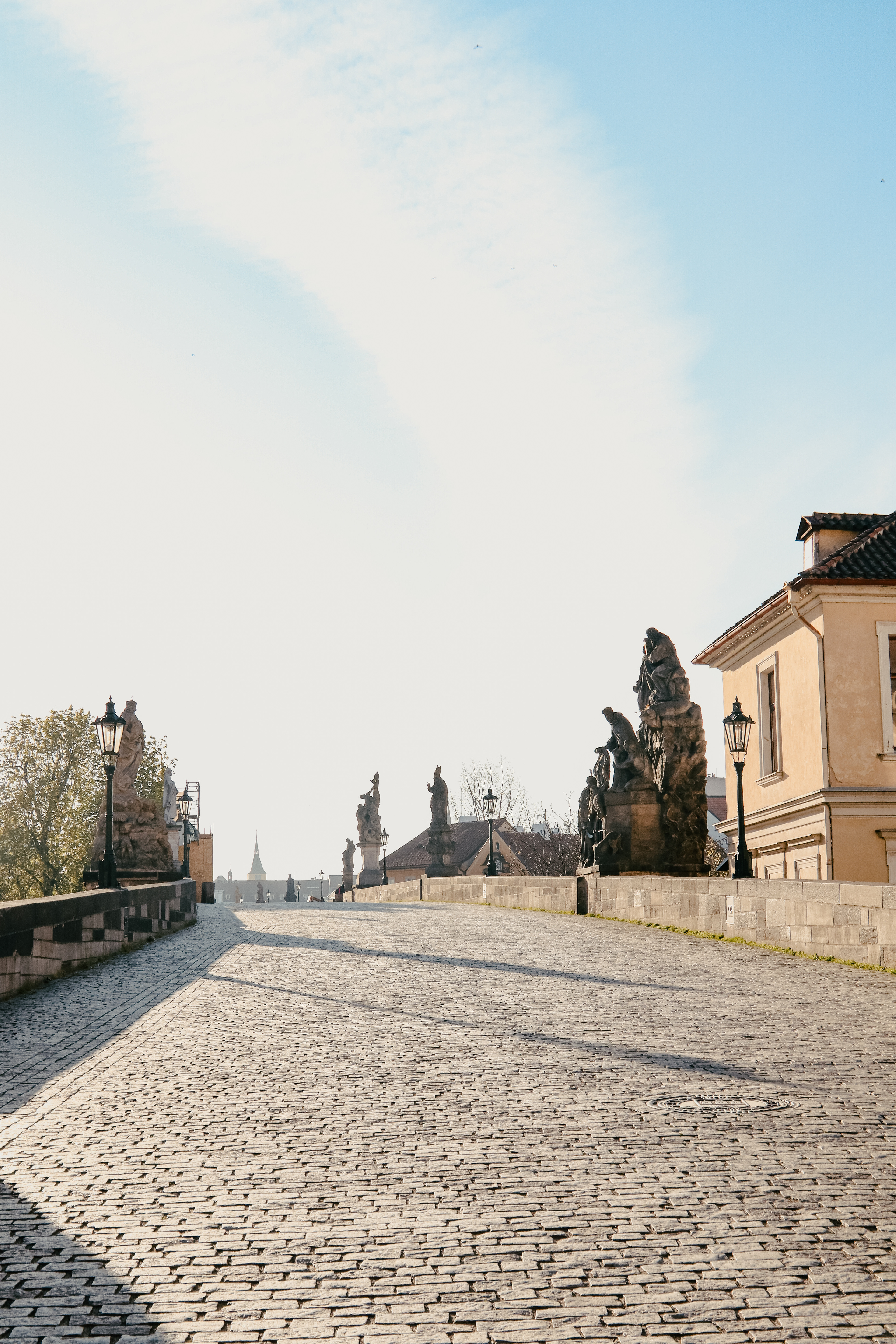 Liduprázdná Praha - Duben 2020