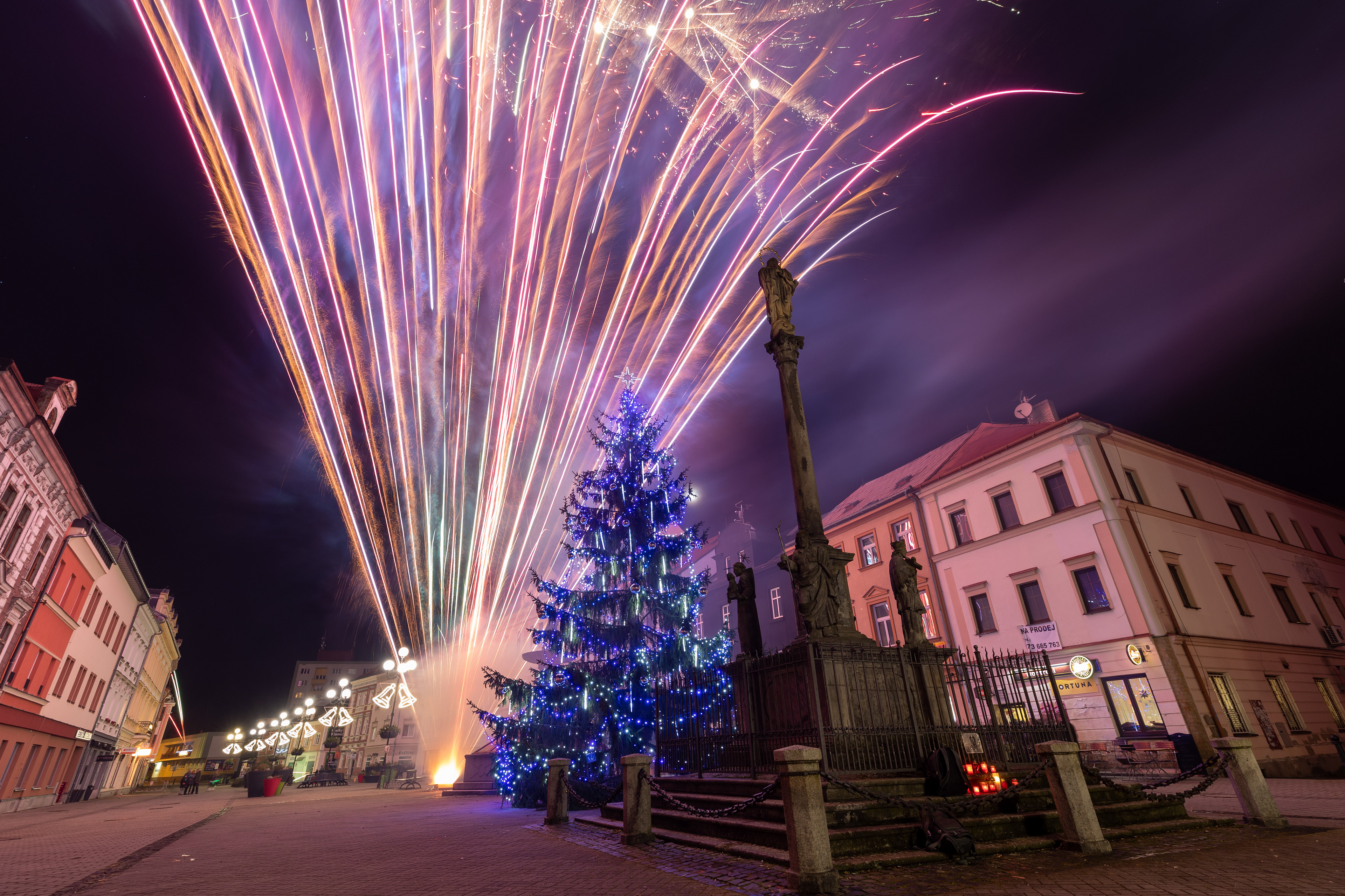 Novoroční ohňostroje 2023