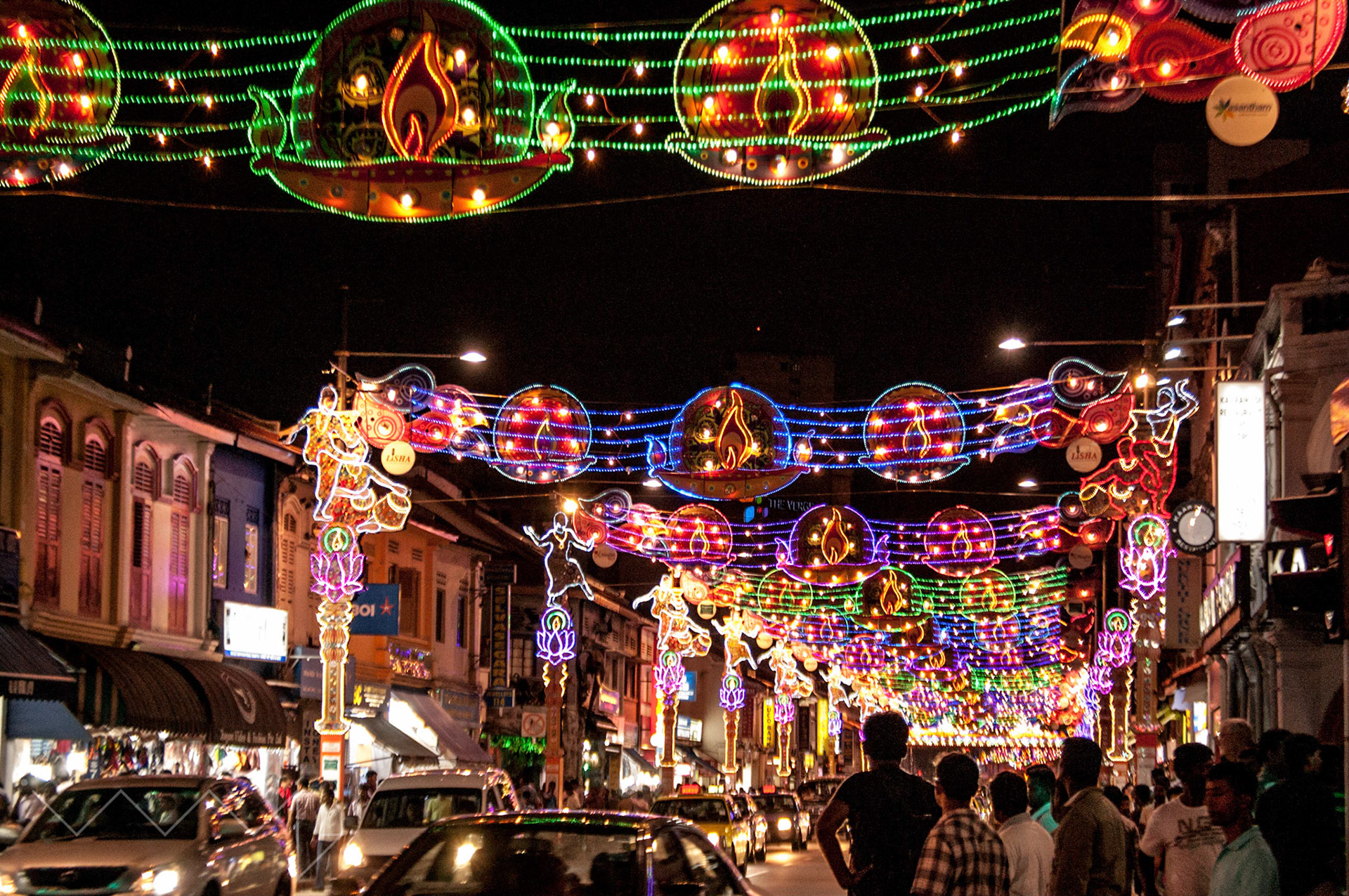 Diwali festival. Little India. Singapore