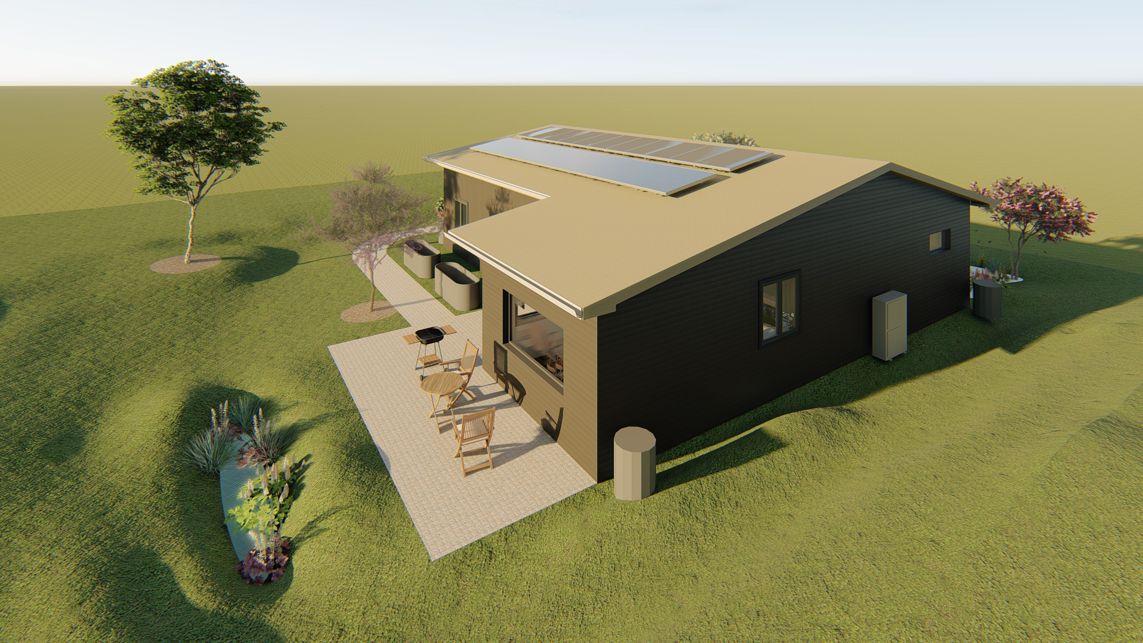 Solar Panels and PV&E System