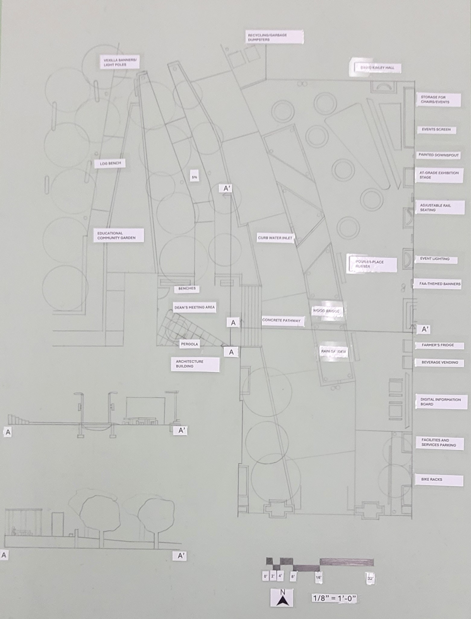 Masterplan on mylar