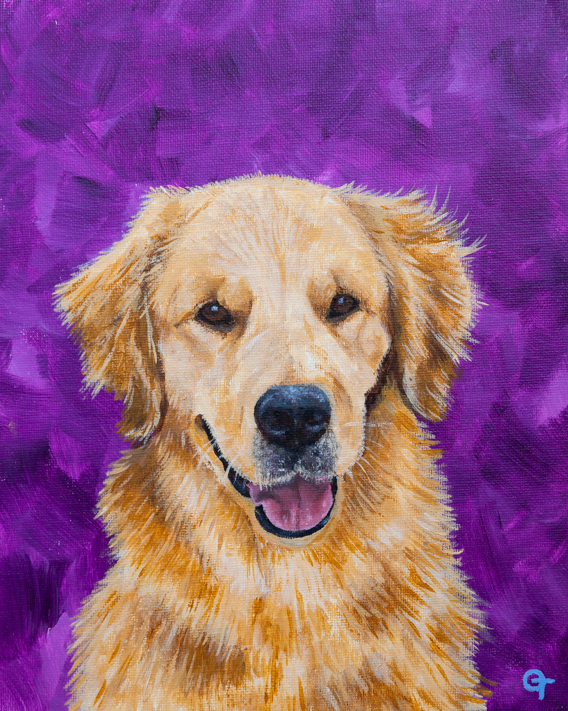 Fig, 8x10in acrylic on canvas (2023)