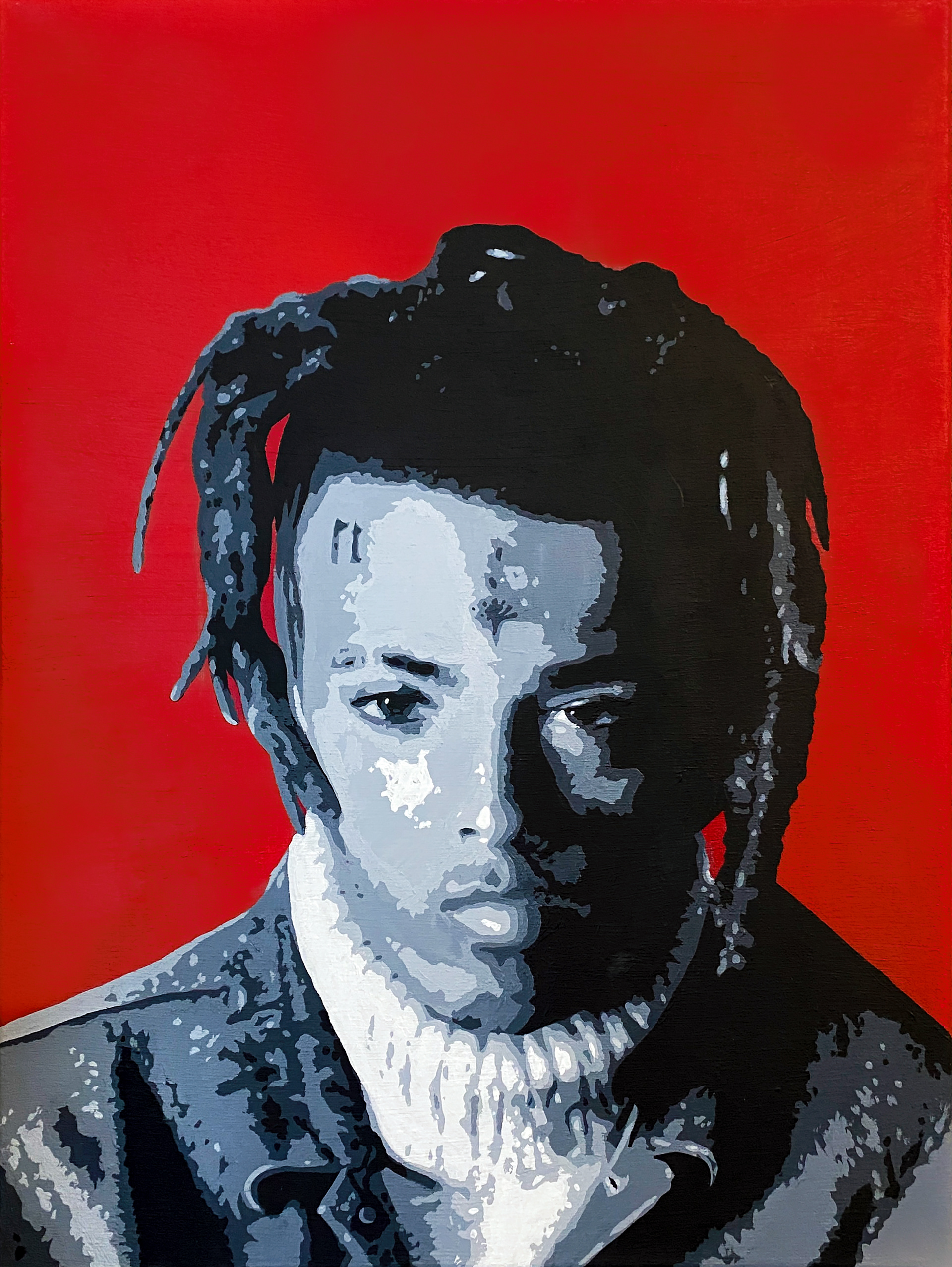 XXXTentacion, 18x24in acrylic on canvas (2020)