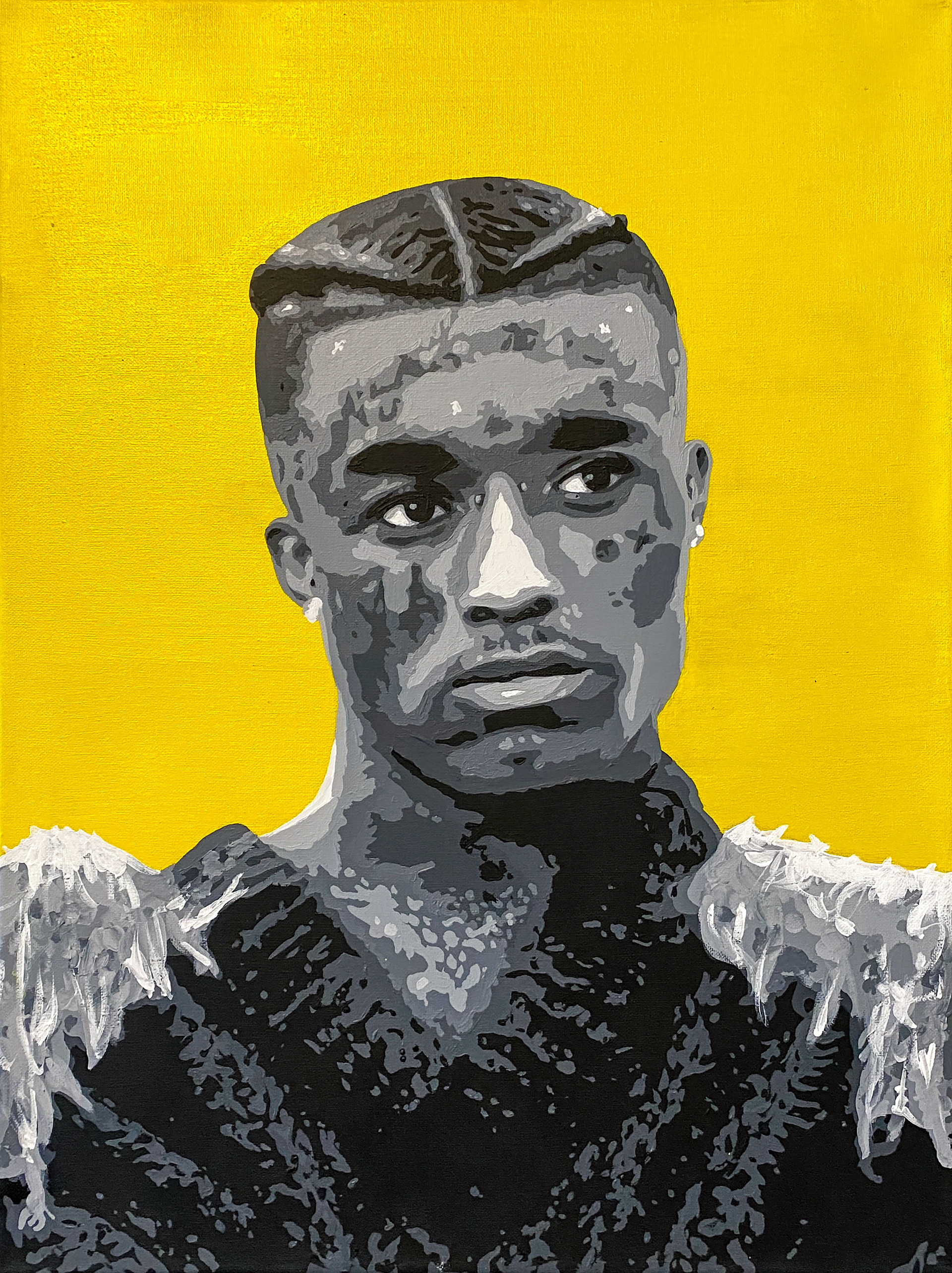 Lil Uzi Vert, 18x24in acrylic on canvas (2020)