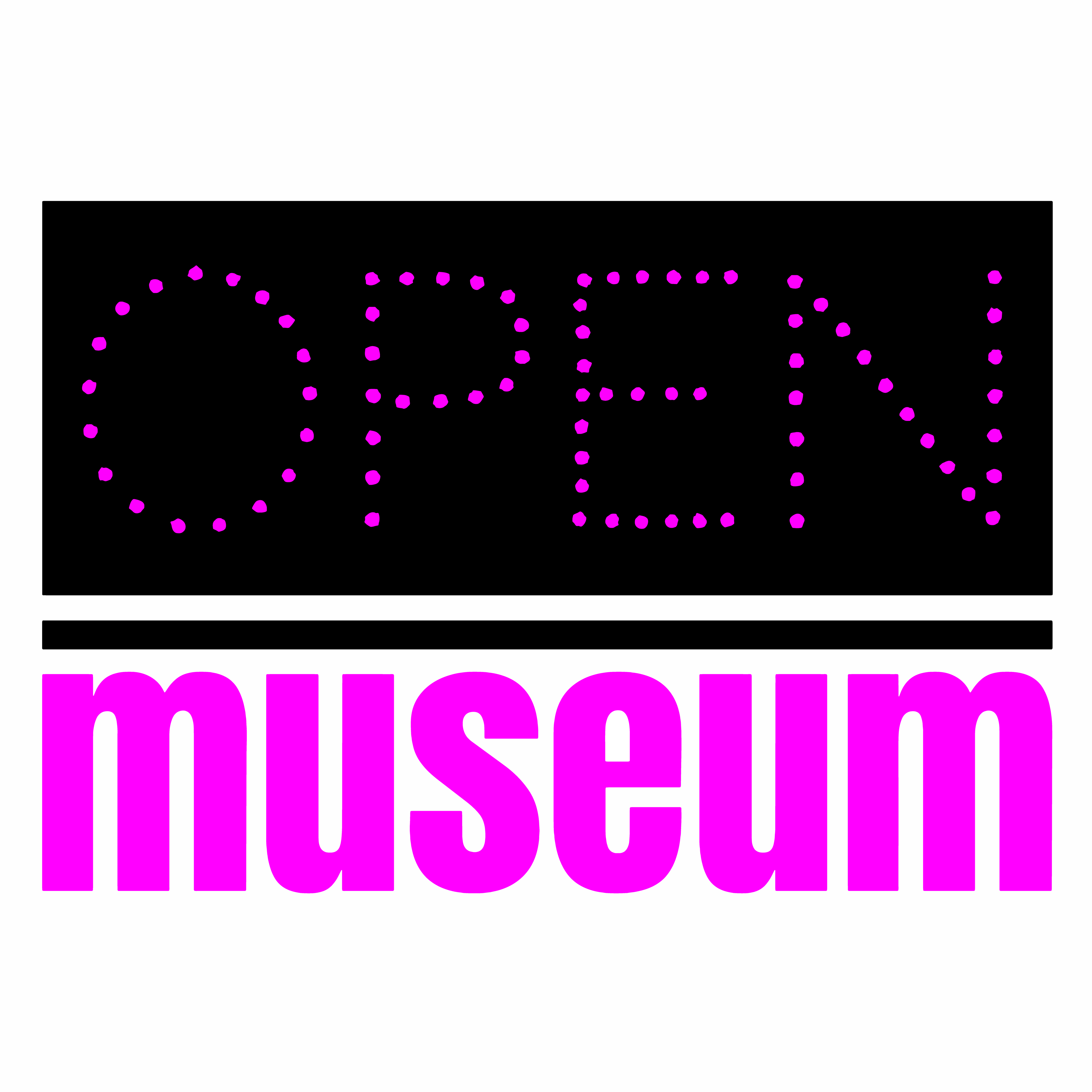 Logo Open Museum, Illustrator, 2020