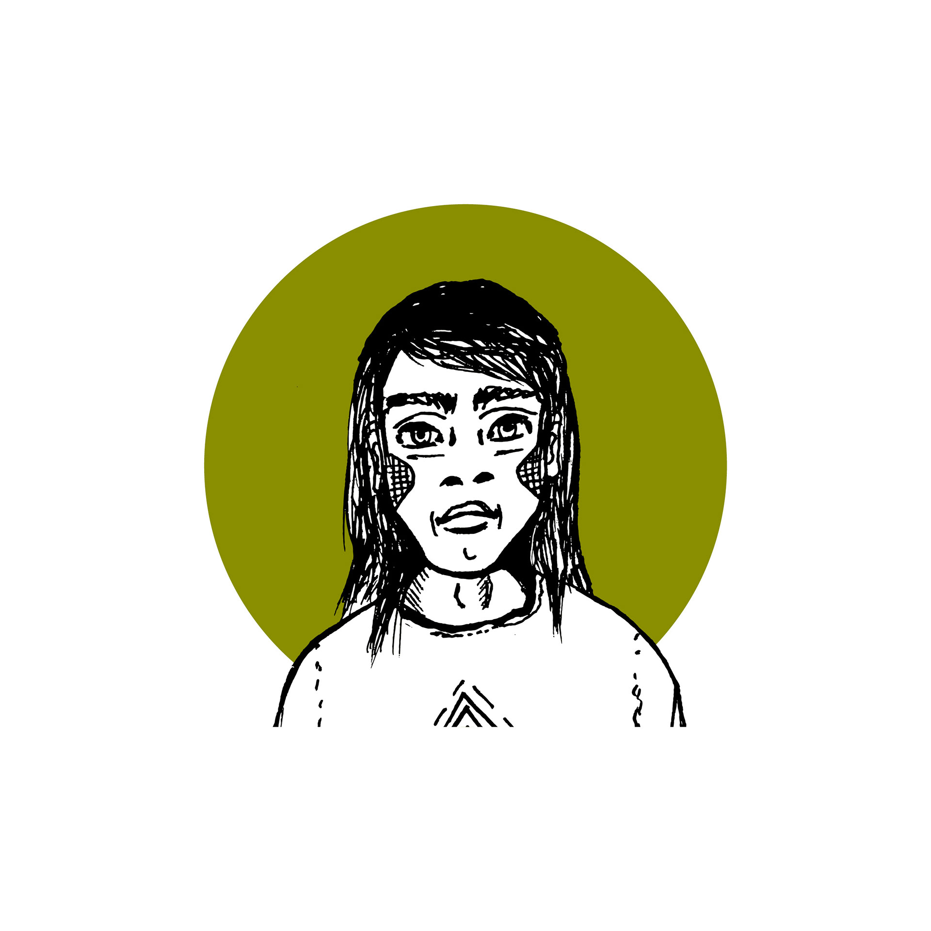 Fineliner auf Papier / Indesign, 2020