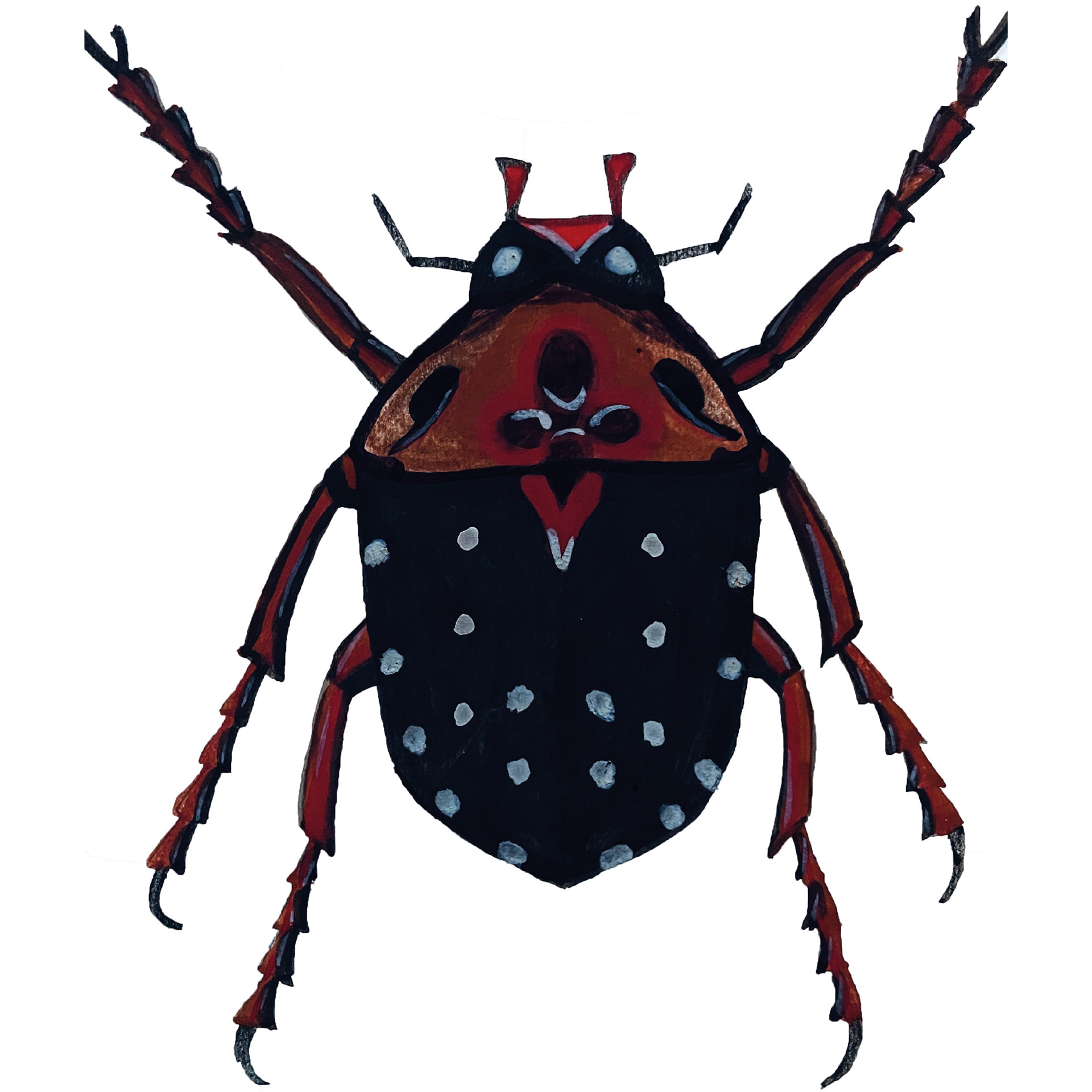 Gouache auf Papier, 2018