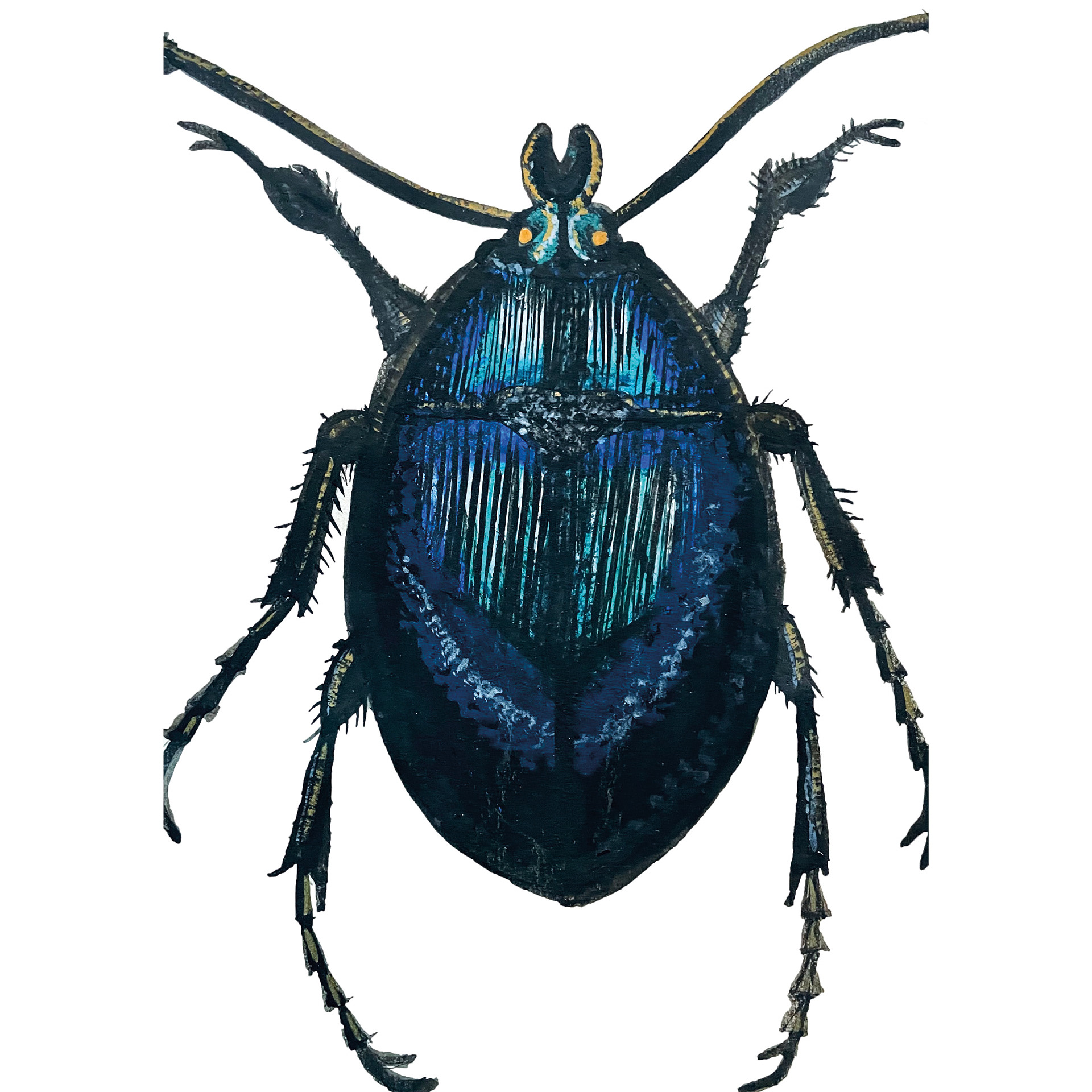 Gouache auf Papier, 2018