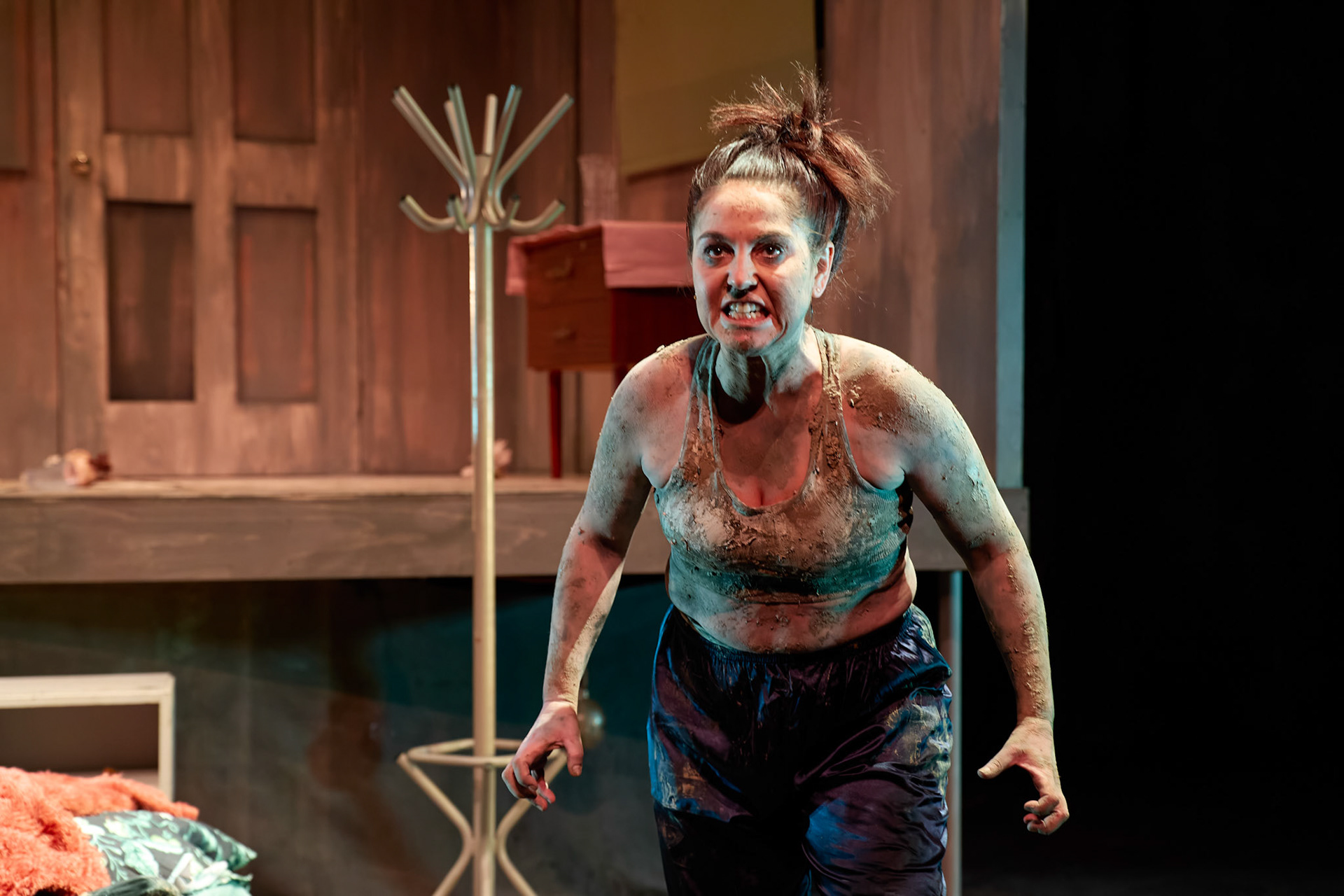 Rhinoseros by Theatr Genedlaethol Cymru.CastRhodri MeilirBethan Ellis OwenDafydd EmyrIoan GwynPriya HallEddie LaddGlyn PritchardVictoria PughCreative teamAuthor Eugène IonescoWelsh Adaptation Manon Steffan RosDirector Steffan DonnellySet and Costume Designer Cai Dyfan Lighting Designer Ceri James Sound Designer and Composer Dyfan Jones Voice Director Nia LynnMovement Director Catherine Alexander