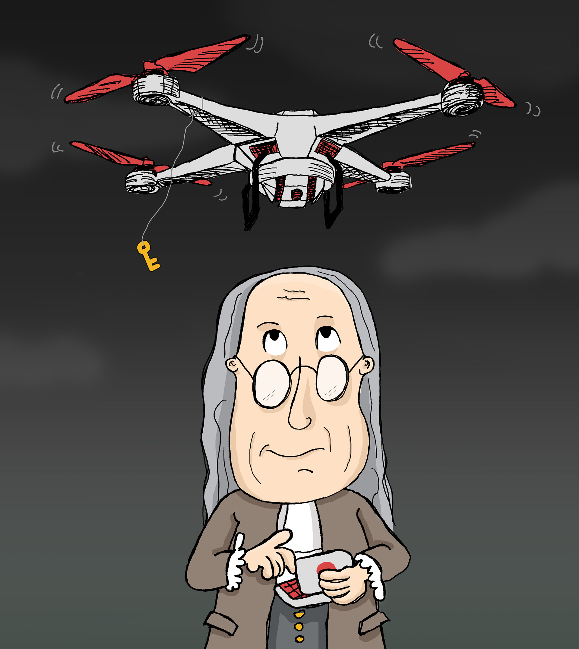 Ben Franklin circa 2019