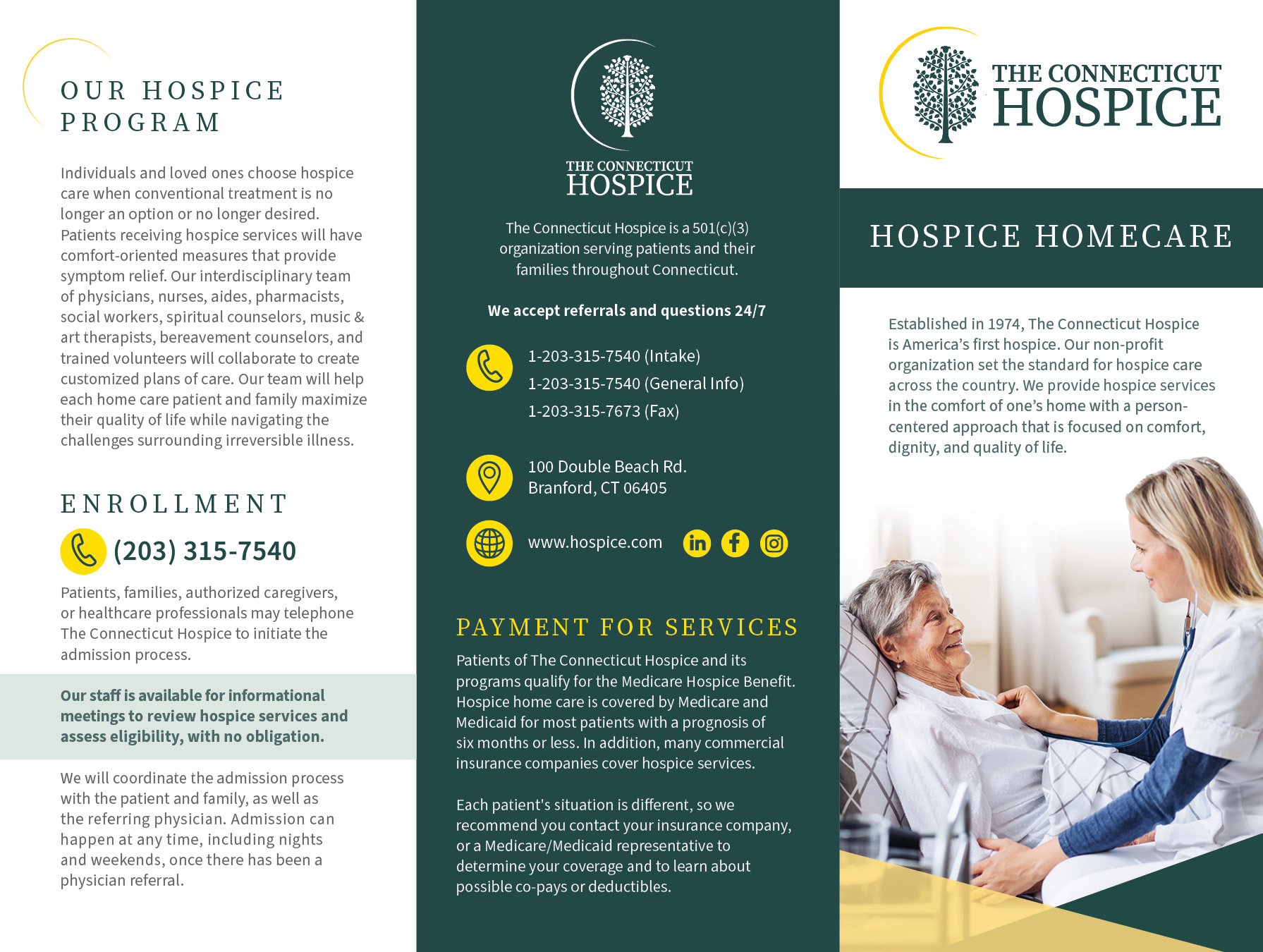 CT Hospice Brochure