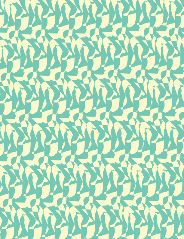 "The Starting Line" - Digital pattern based off a cross country race.