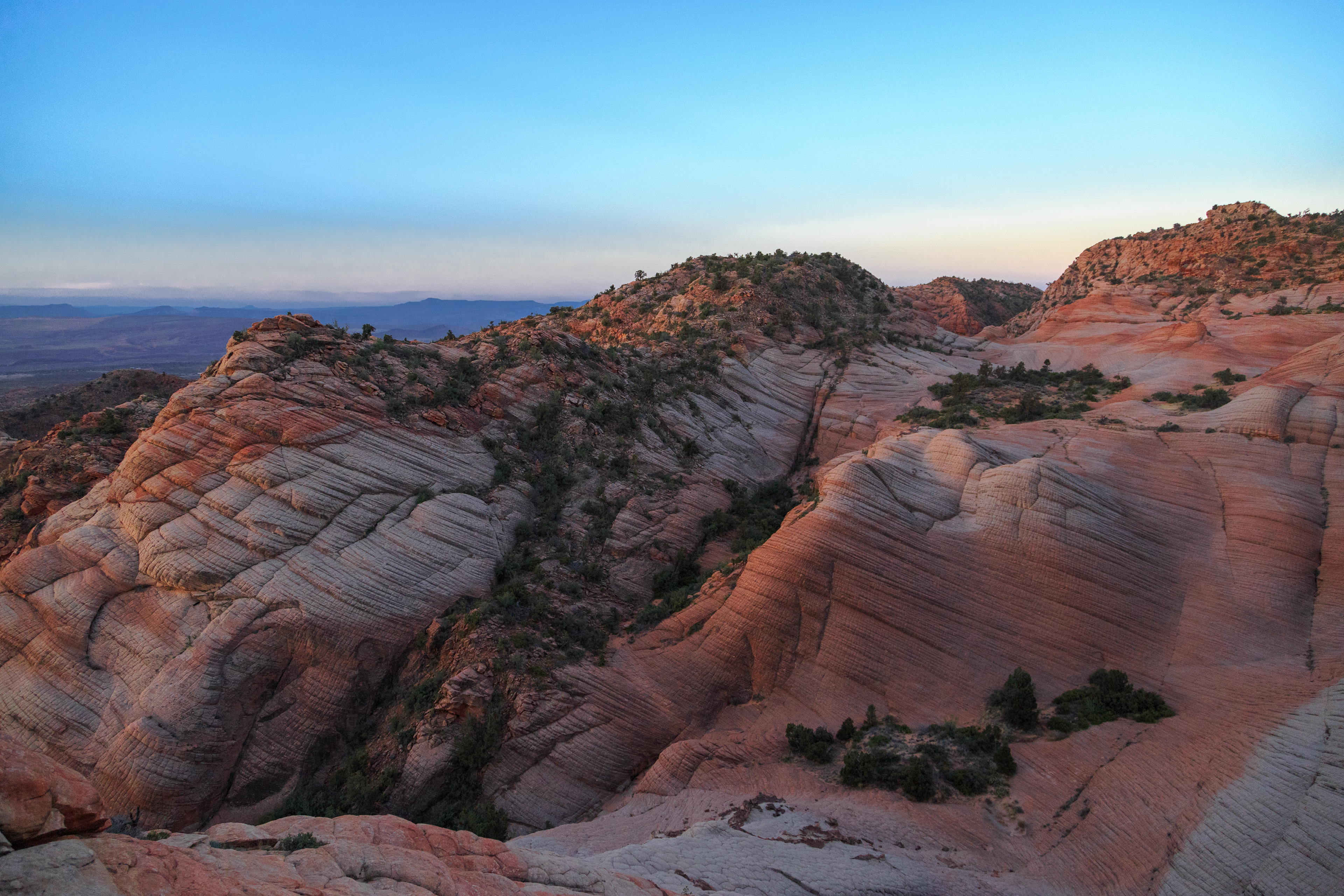 Blue Hour Red Cliffs
