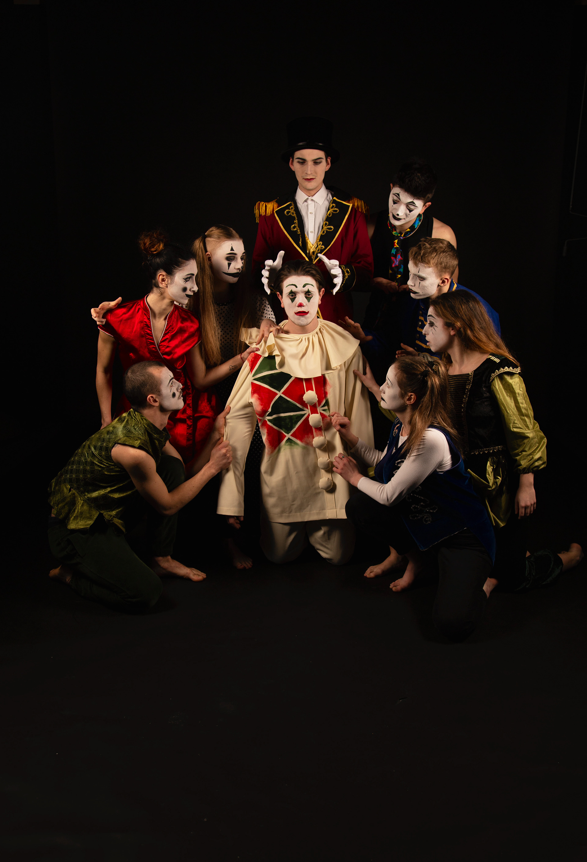 Old Clown Wanted- photoshoot for The Void Theatre Company, 2019