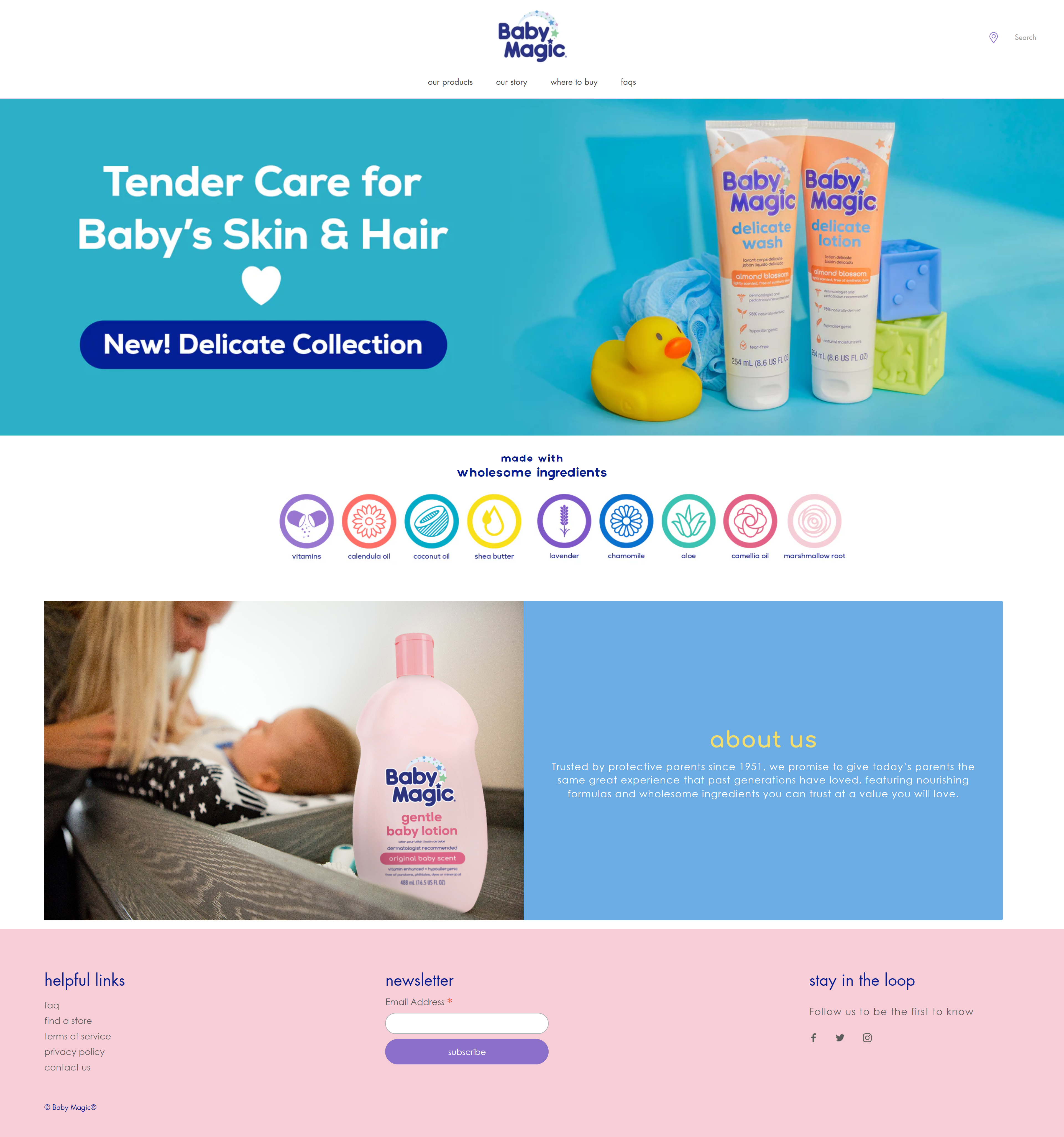 Old BabyMagic.com Homepage