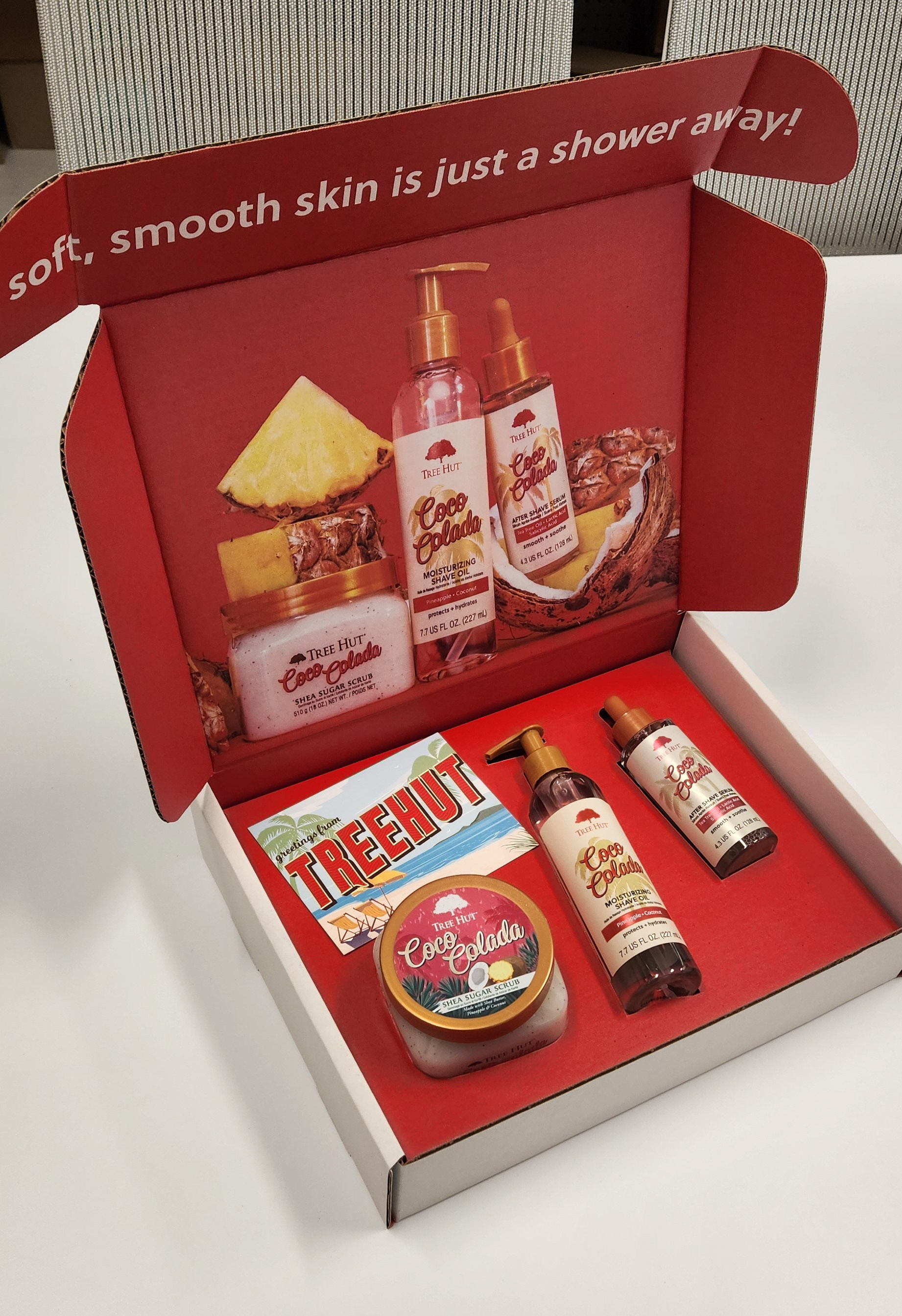 Coco Colada 2024 Summer Box Inside & Postcard