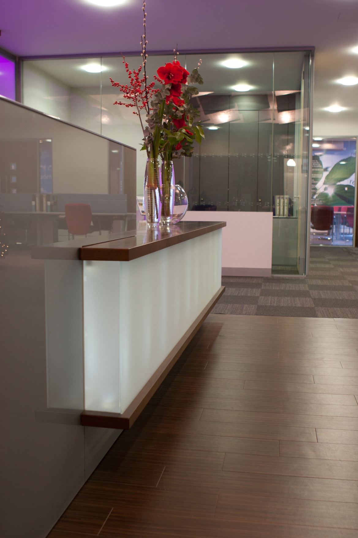 Reception desk