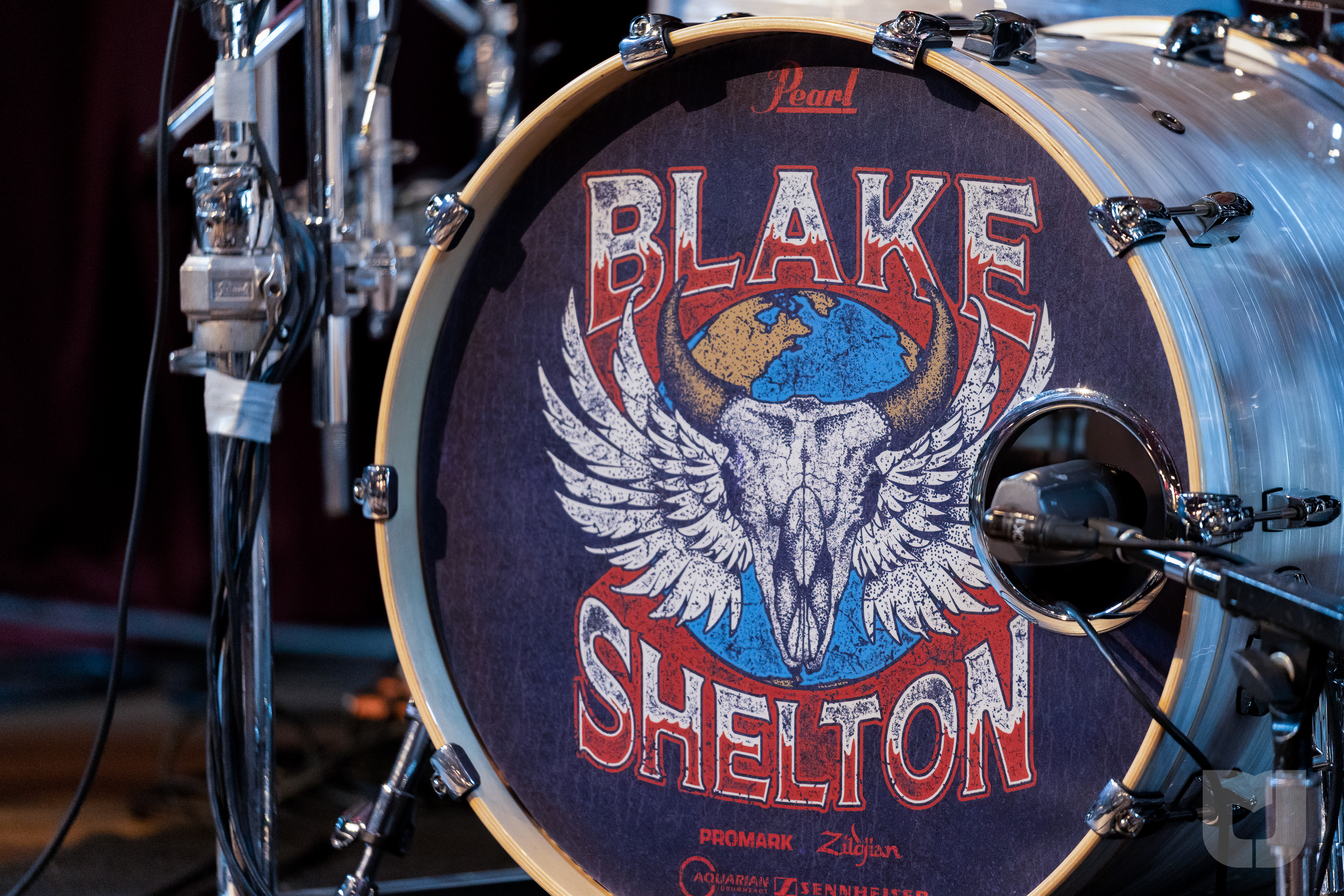 Blake Shelton Drums by Matt Jylha Photography