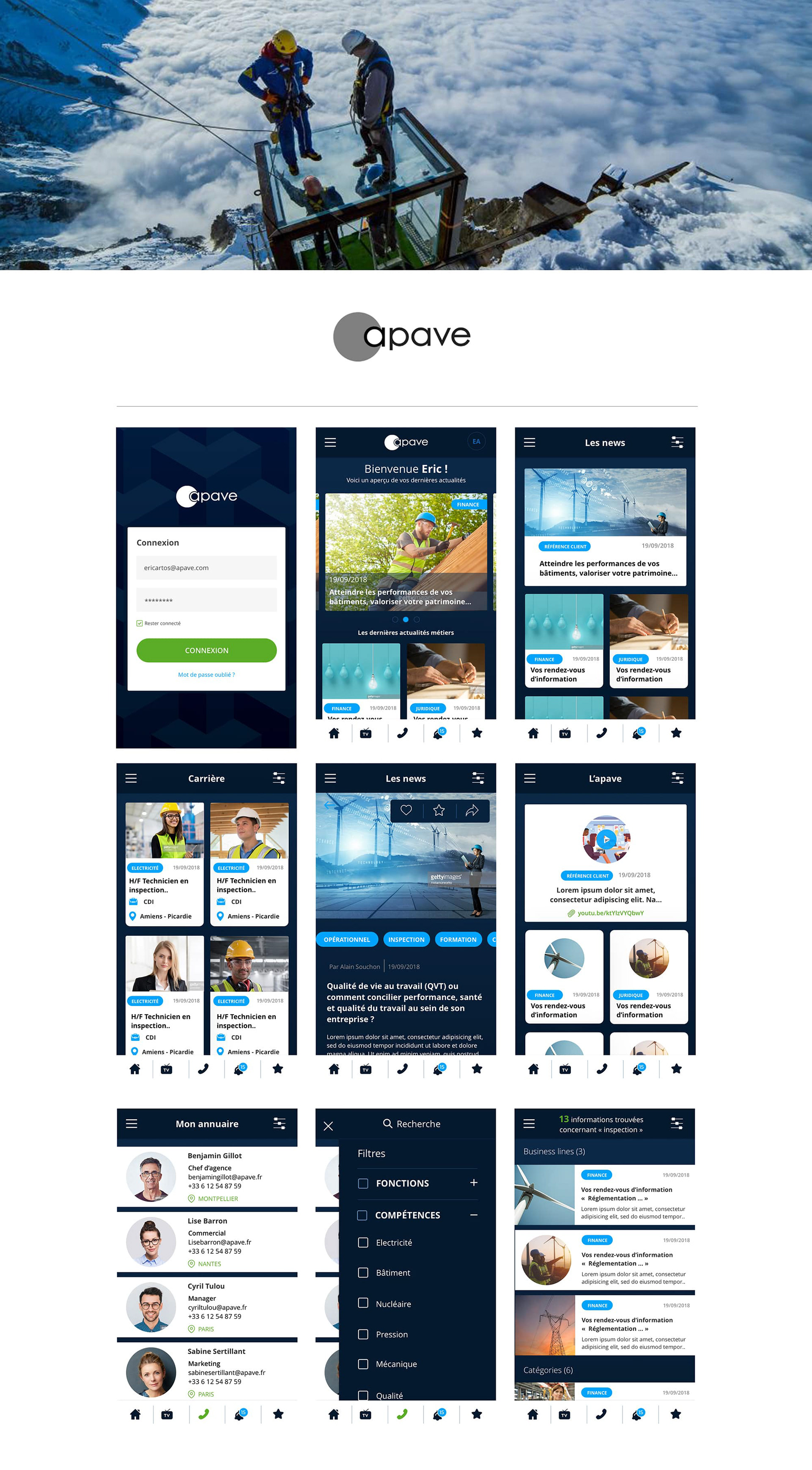 Apave Intranet groupe collaborateurs