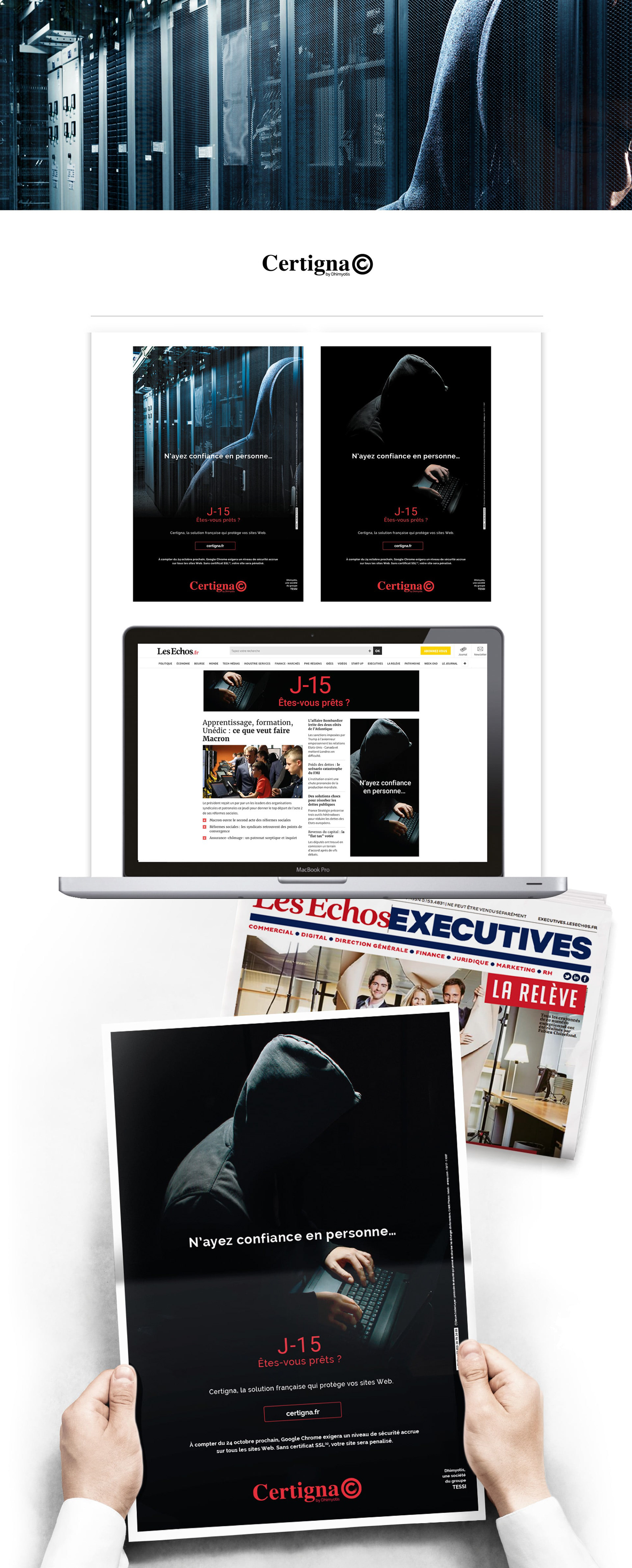 Certigna campagne publicitaire teaser
