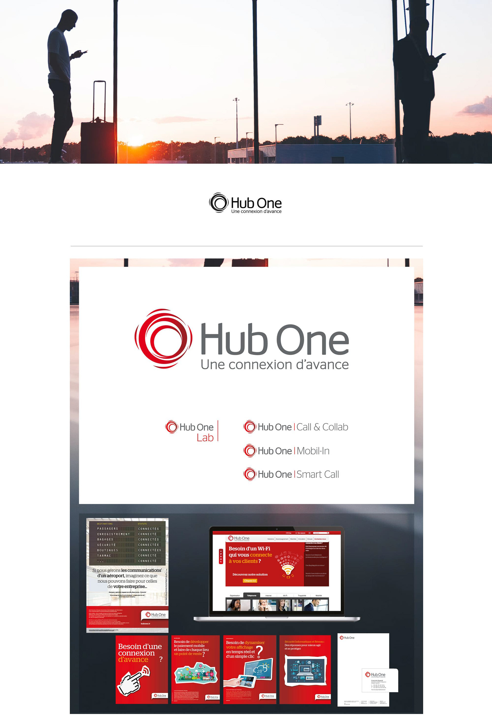 Hub One identité visuelle