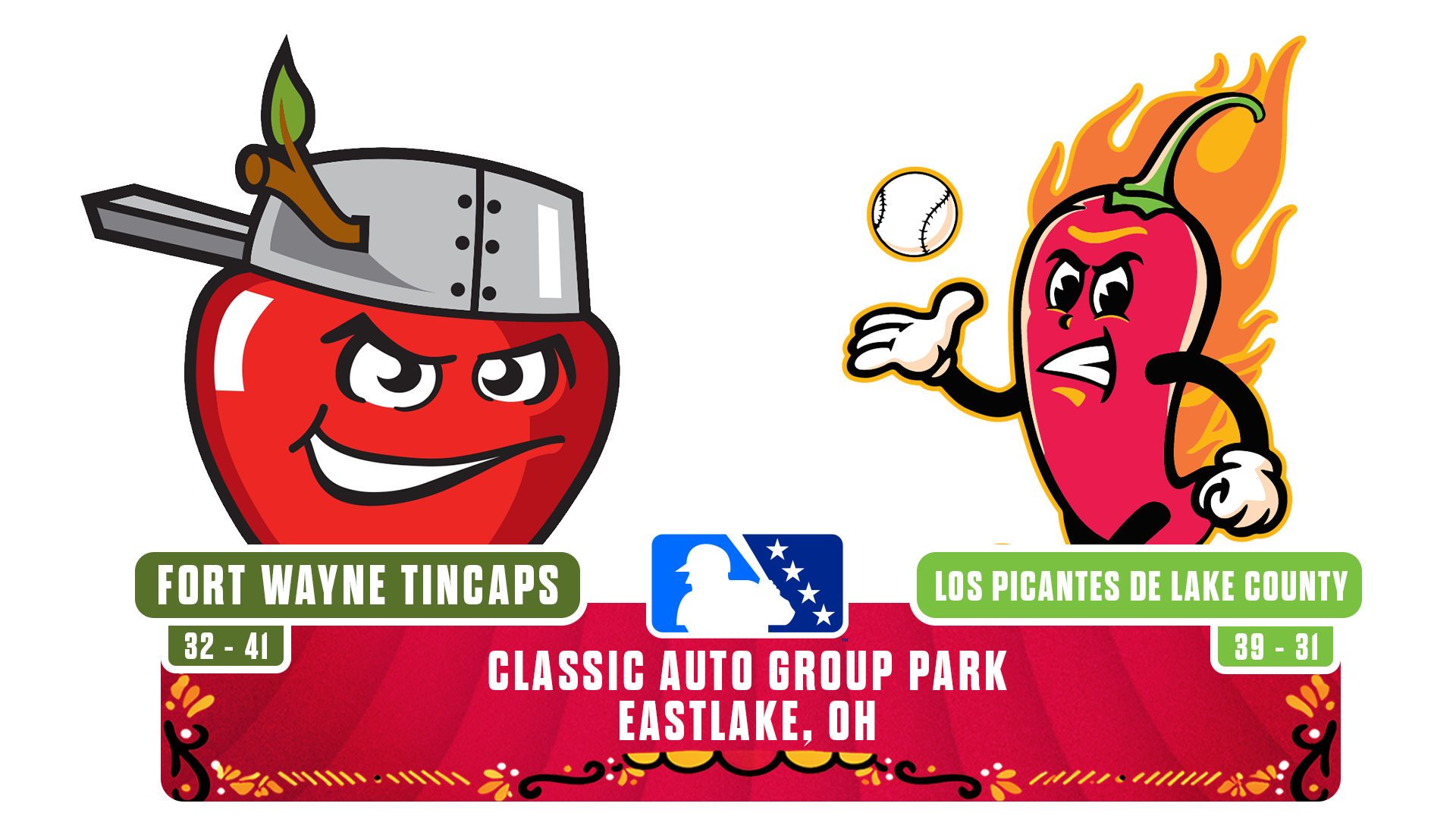 Alternate Identity Picantes de Lake County themed Matchup