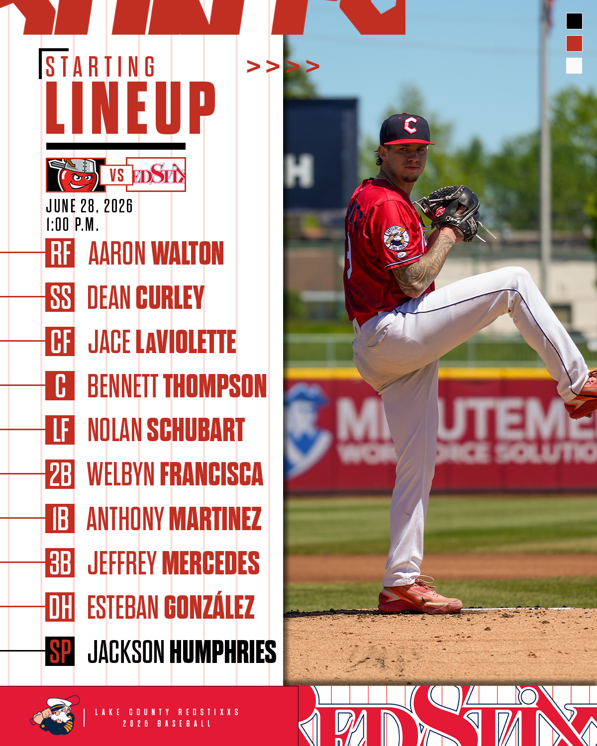 Redstixxs themed Lineup