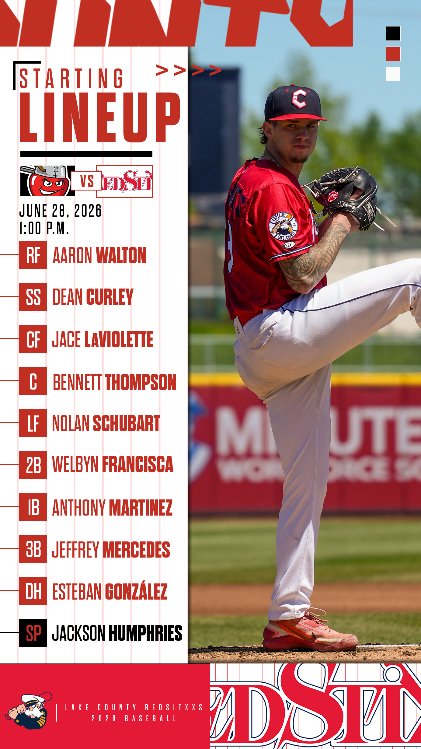 Redstixxs themed Lineup