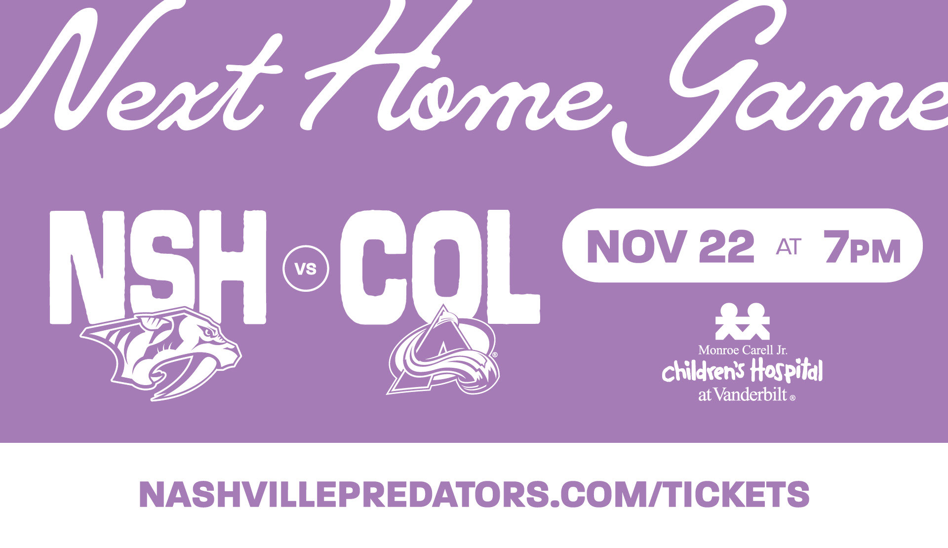 Speciality graphic for Hockey Fights Cancer Night