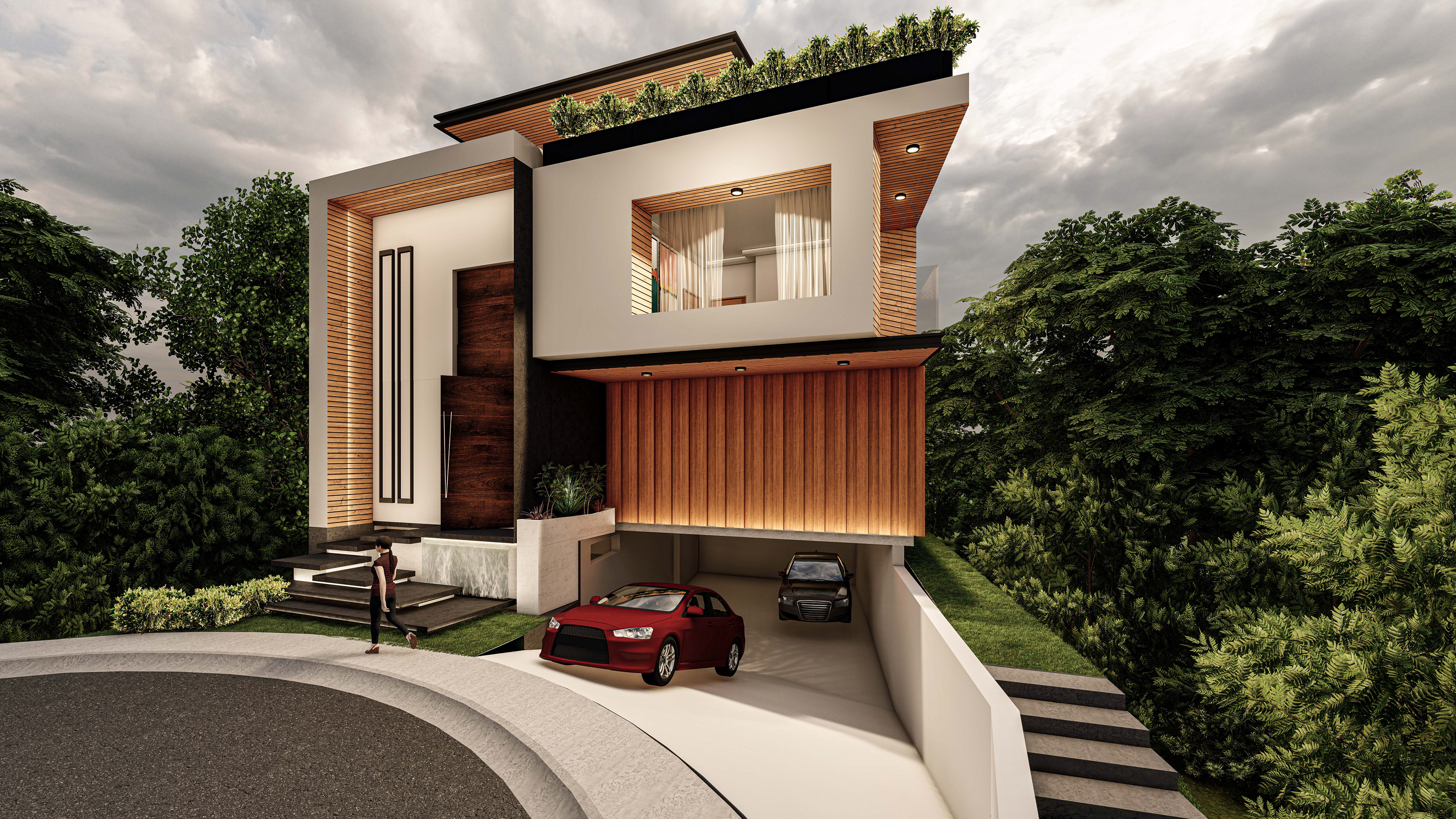 Render Exterior - Fachada Principal